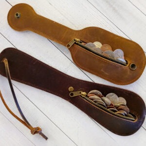 Coin Wallet Whip EDC Genuine Leather Multi-Tool