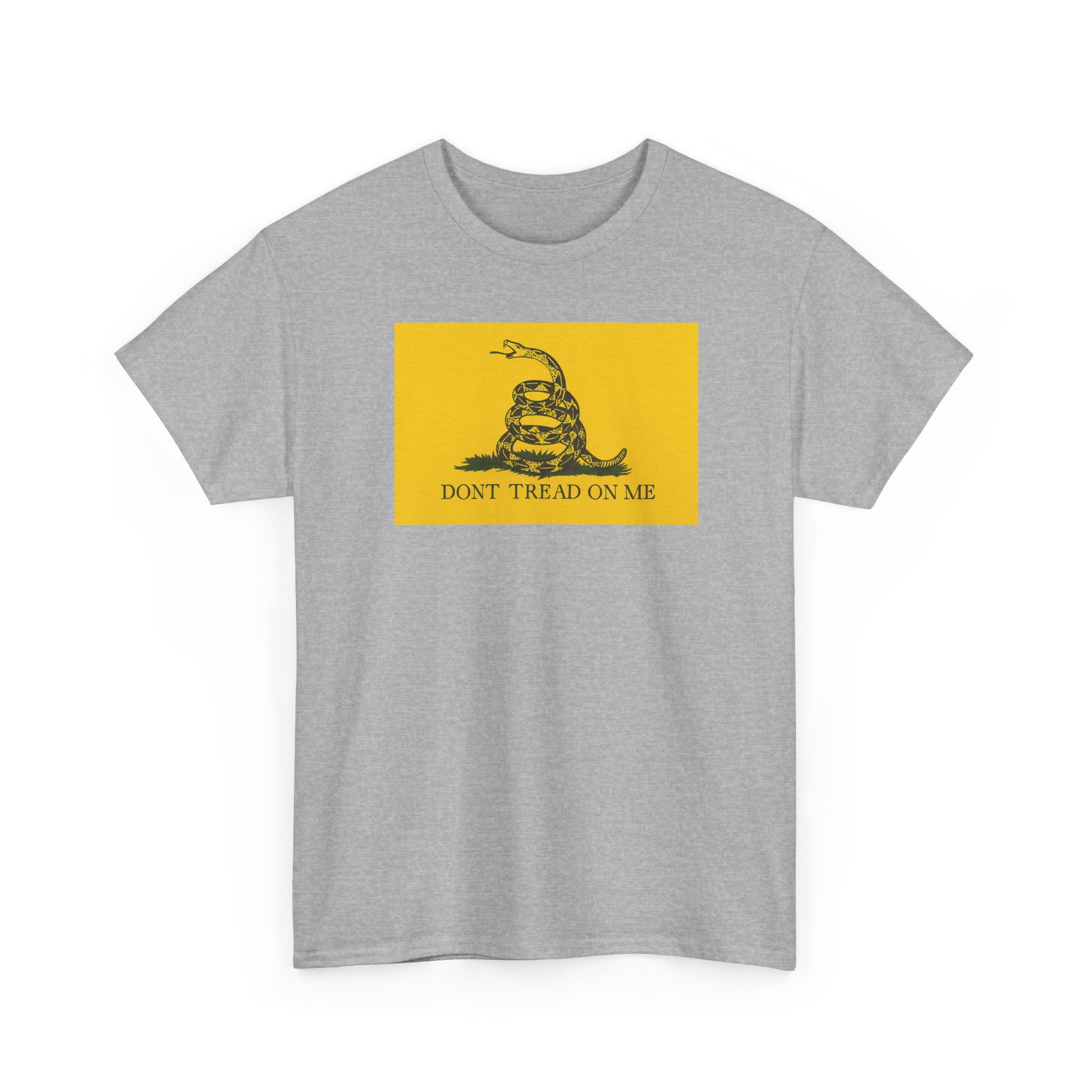 Don’t Tread on Me T-Shirt – Gadsden Flag Graphic Tee, Bold Patriotic Statement - Unisex Heavy Cotton Tee - Image 7