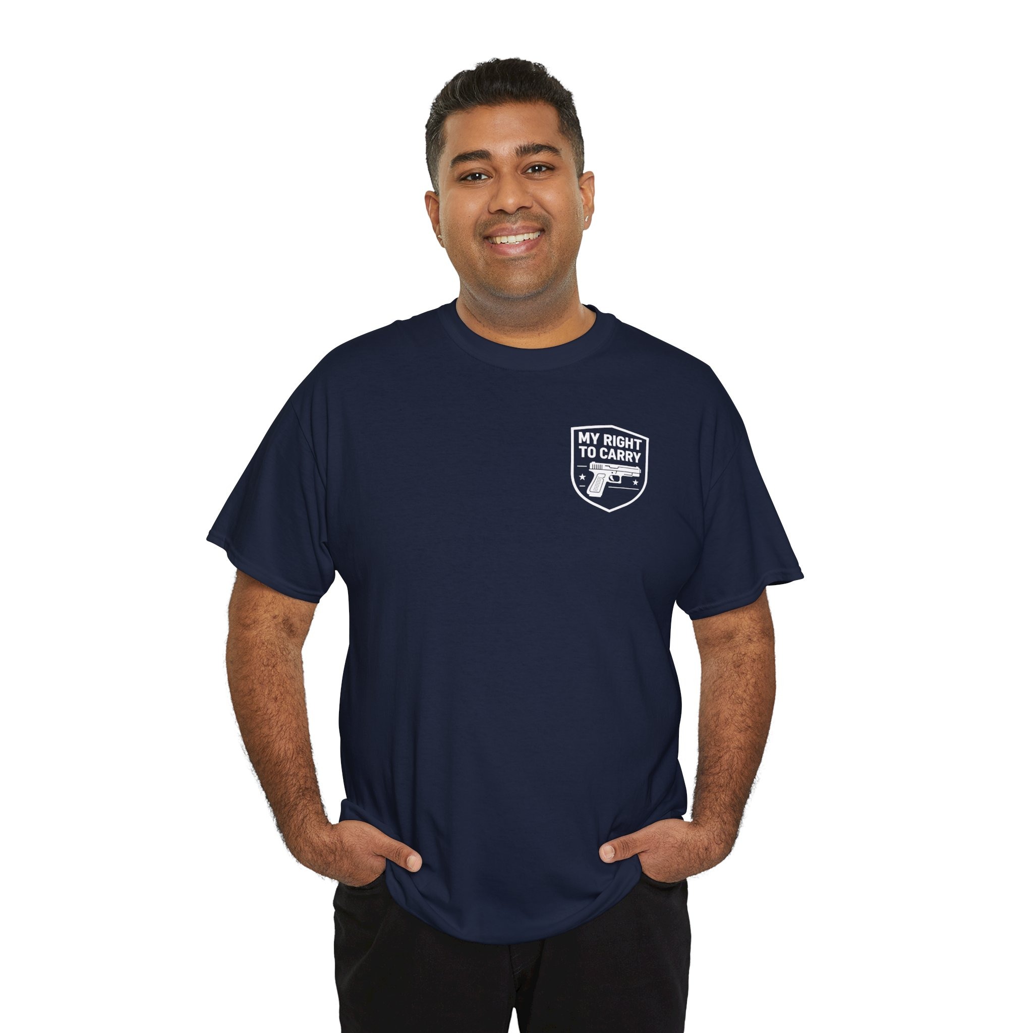 My Right To Carry Unisex Heavy Cotton T-Shirt - Bold 2nd Amendment Graphic Tee for Patriots & Freedom Lovers - Image 22