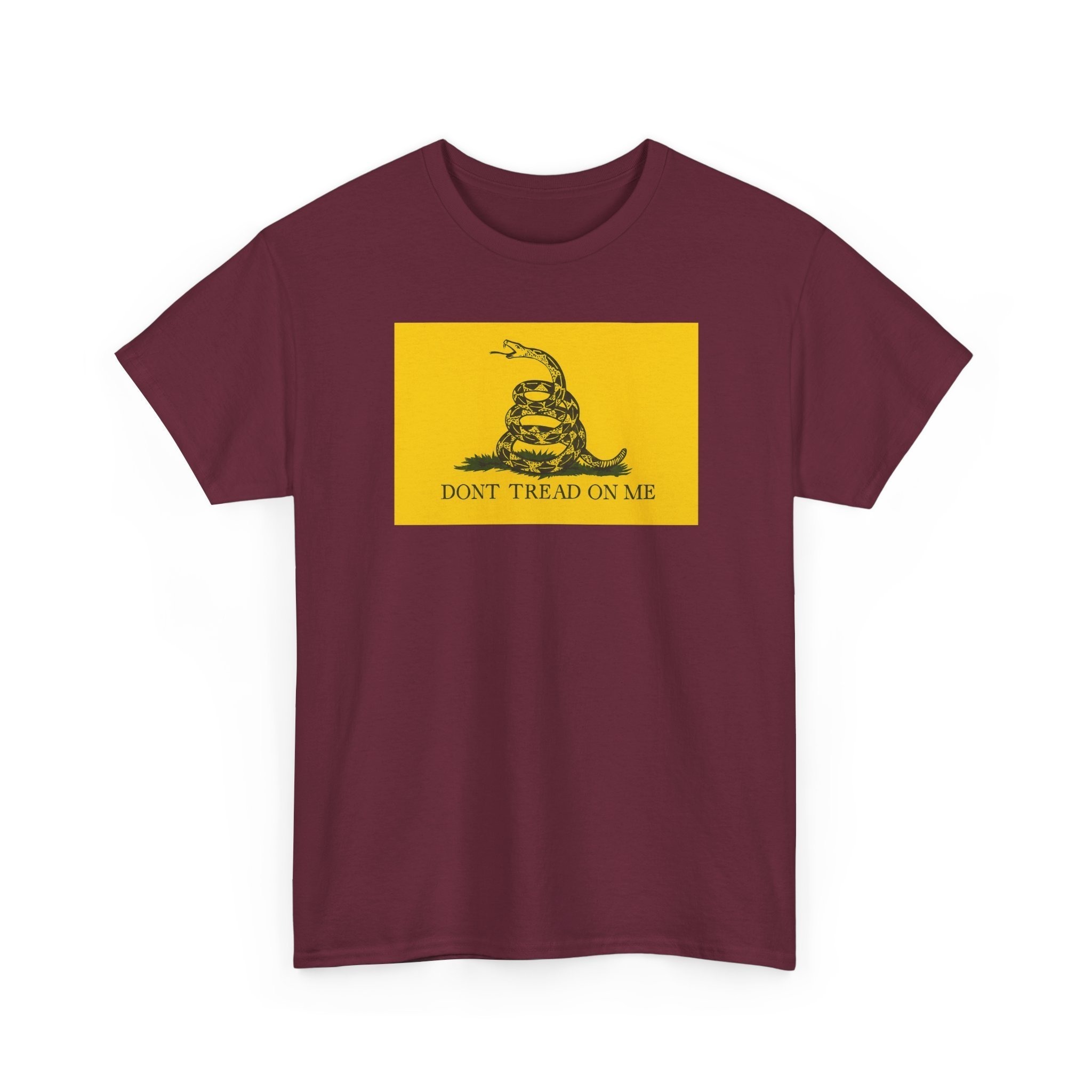 Don’t Tread on Me T-Shirt – Gadsden Flag Graphic Tee, Bold Patriotic Statement - Unisex Heavy Cotton Tee - Image 10