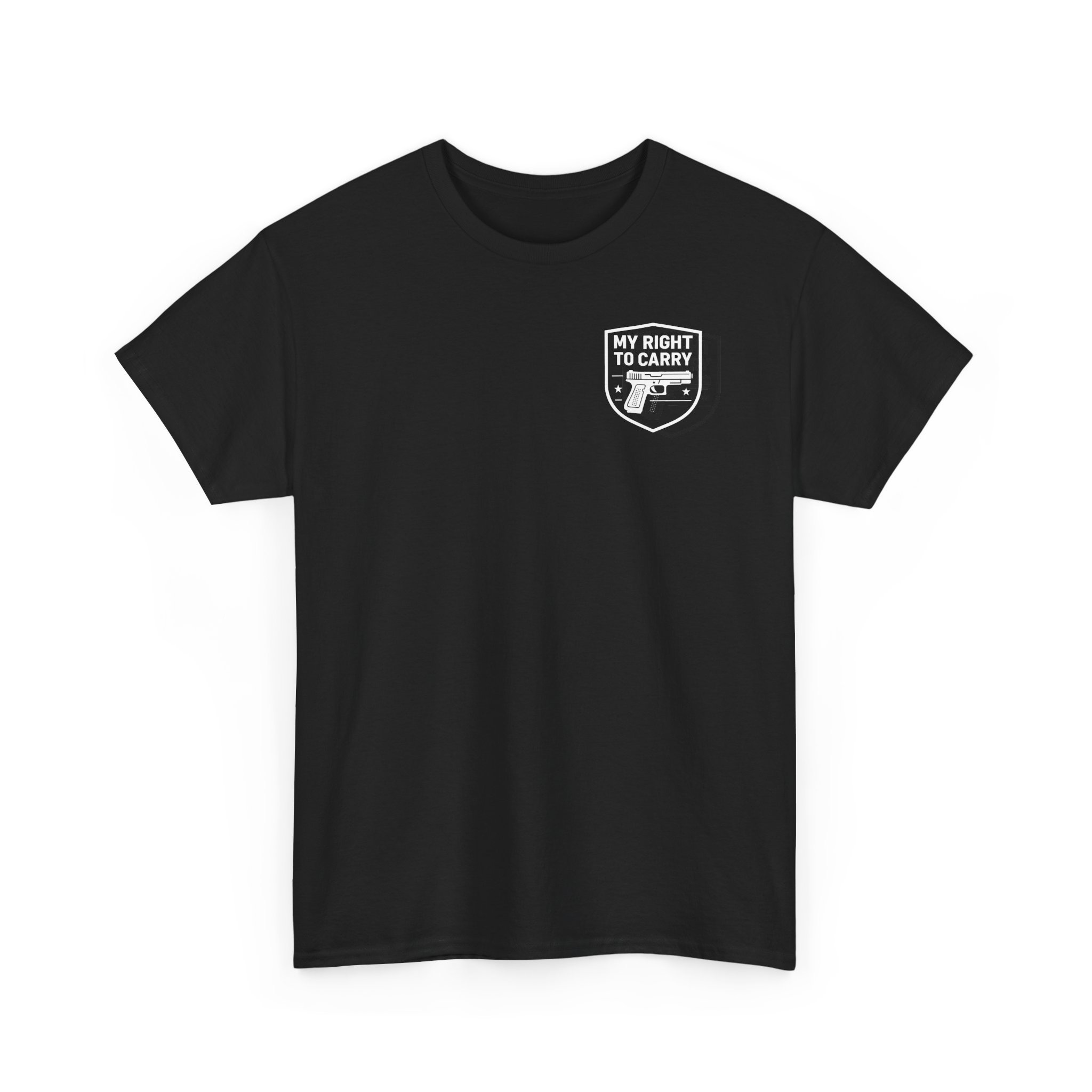 My Right To Carry Unisex Heavy Cotton T-Shirt - Bold 2nd Amendment Graphic Tee for Patriots & Freedom Lovers - Image 4
