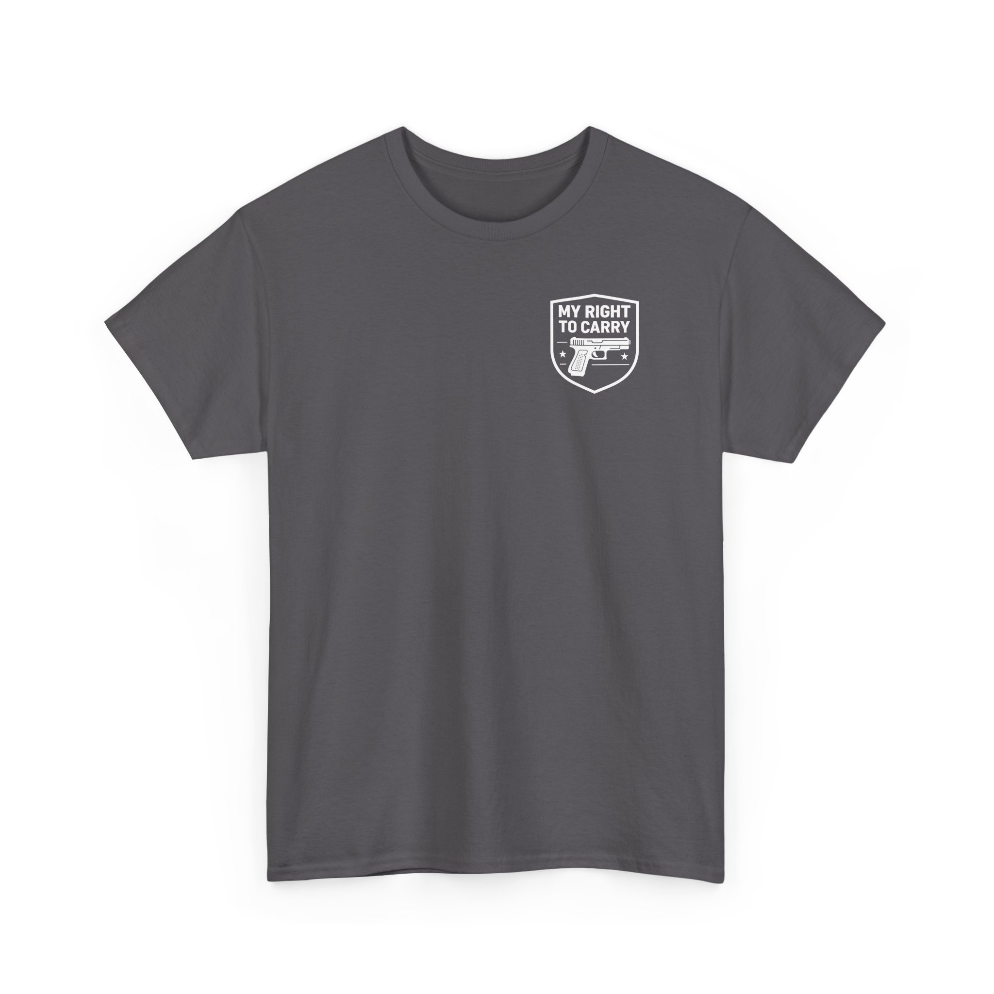 My Right To Carry Unisex Heavy Cotton T-Shirt - Bold 2nd Amendment Graphic Tee for Patriots & Freedom Lovers - Image 16