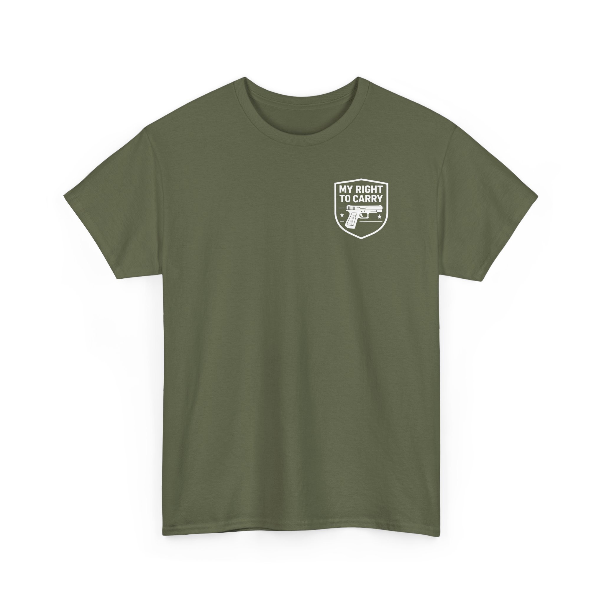 My Right To Carry Unisex Heavy Cotton T-Shirt - Bold 2nd Amendment Graphic Tee for Patriots & Freedom Lovers - Image 12