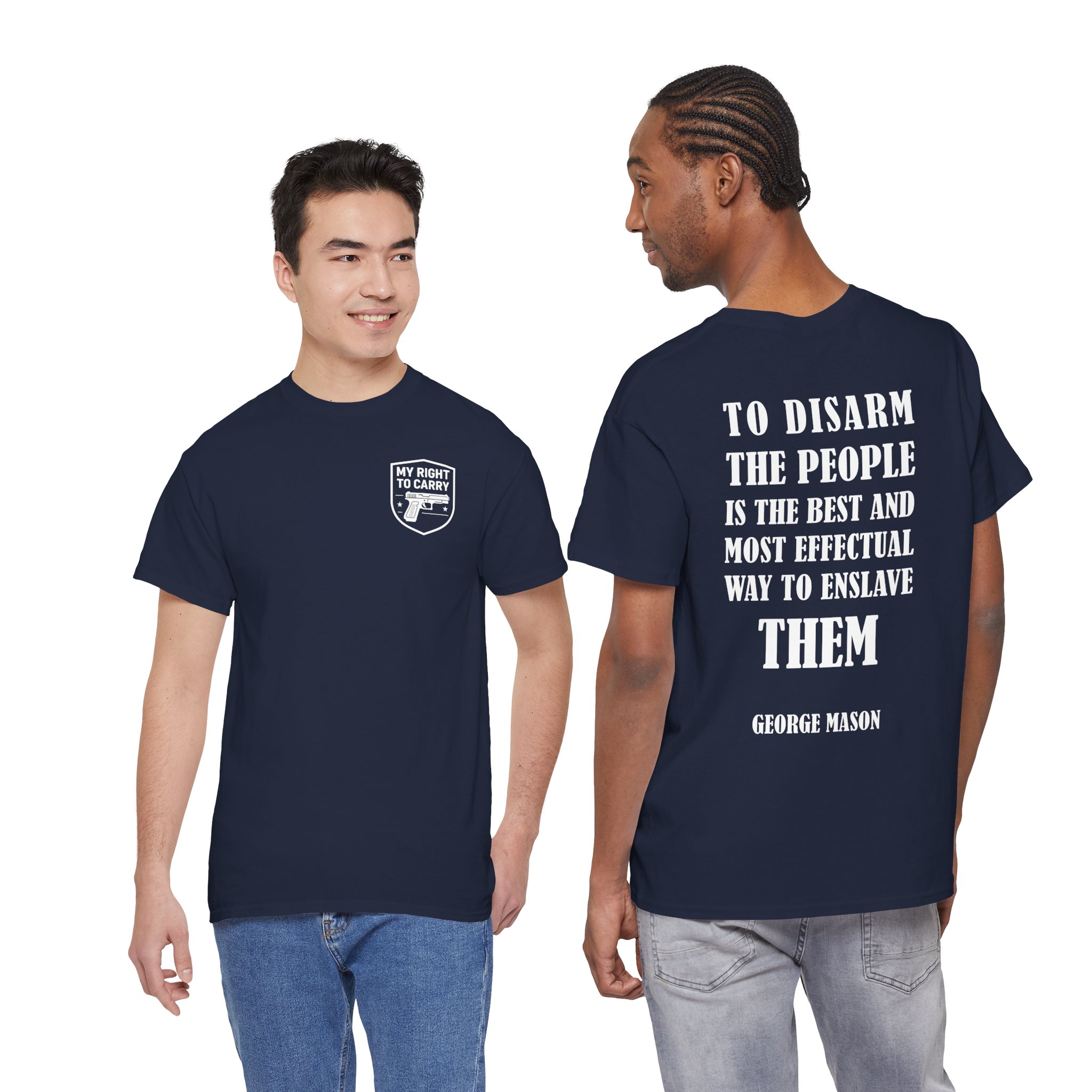 My Right To Carry Unisex Heavy Cotton T-Shirt - Bold 2nd Amendment Graphic Tee for Patriots & Freedom Lovers - Image 23