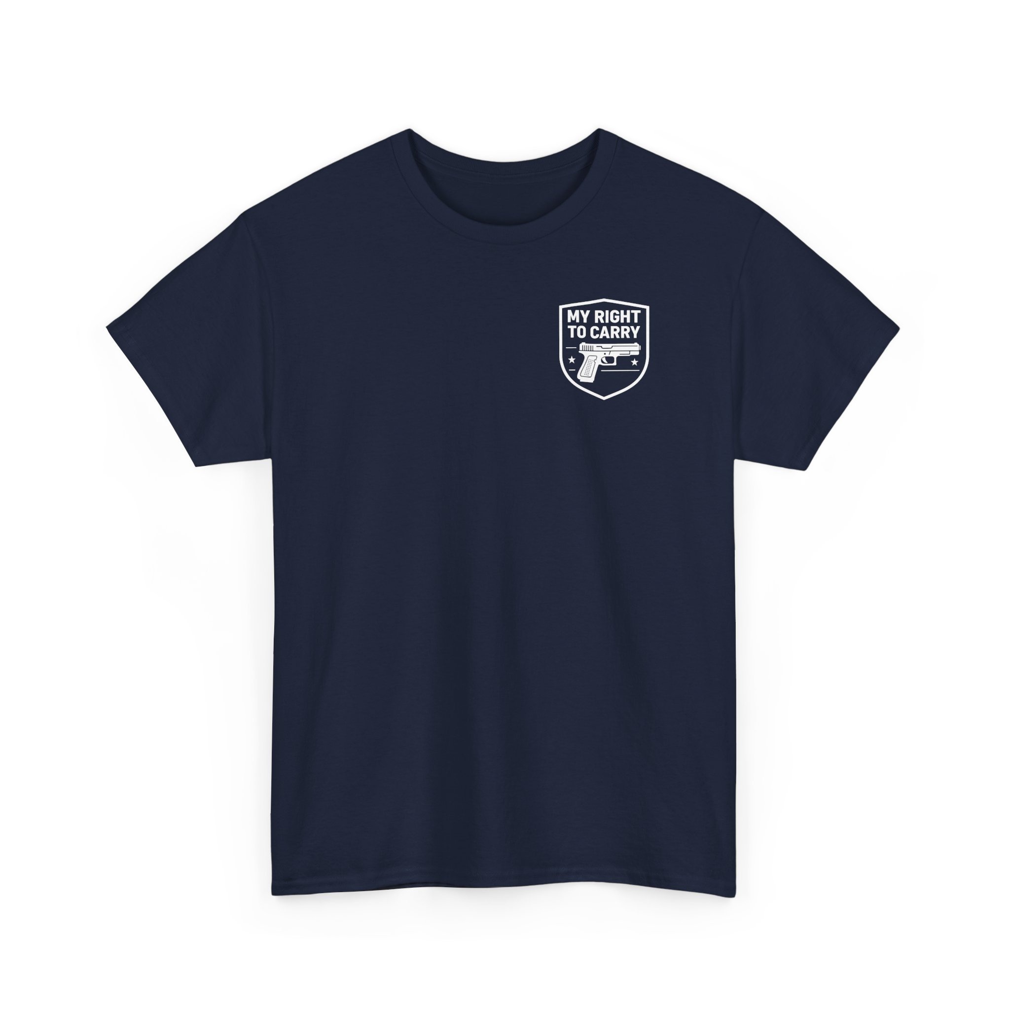 My Right To Carry Unisex Heavy Cotton T-Shirt - Bold 2nd Amendment Graphic Tee for Patriots & Freedom Lovers