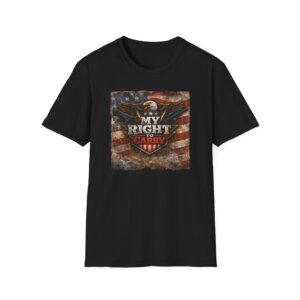 My Right to Carry T-Shirt — Patriotic Eagle Flag Concealed Carry Shirt
