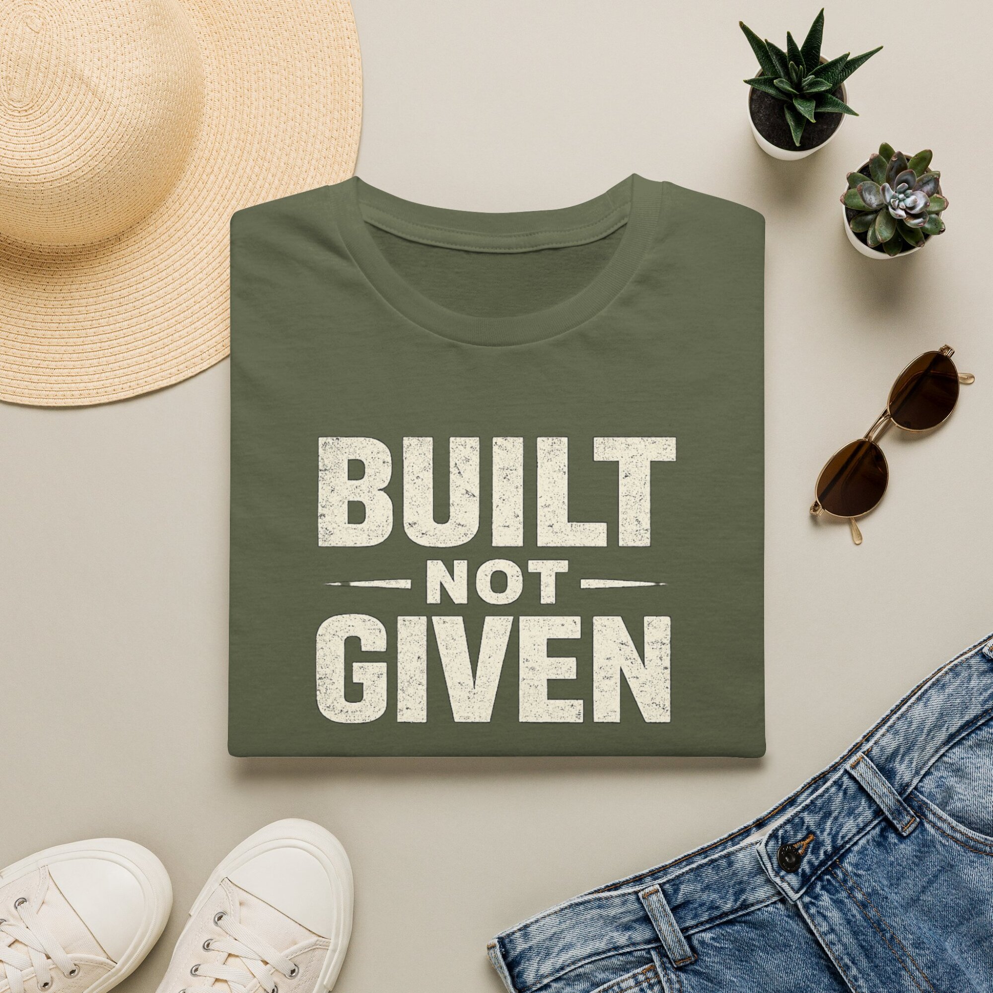 Built Not Given - Unisex Heavy Cotton Tee - Image 5