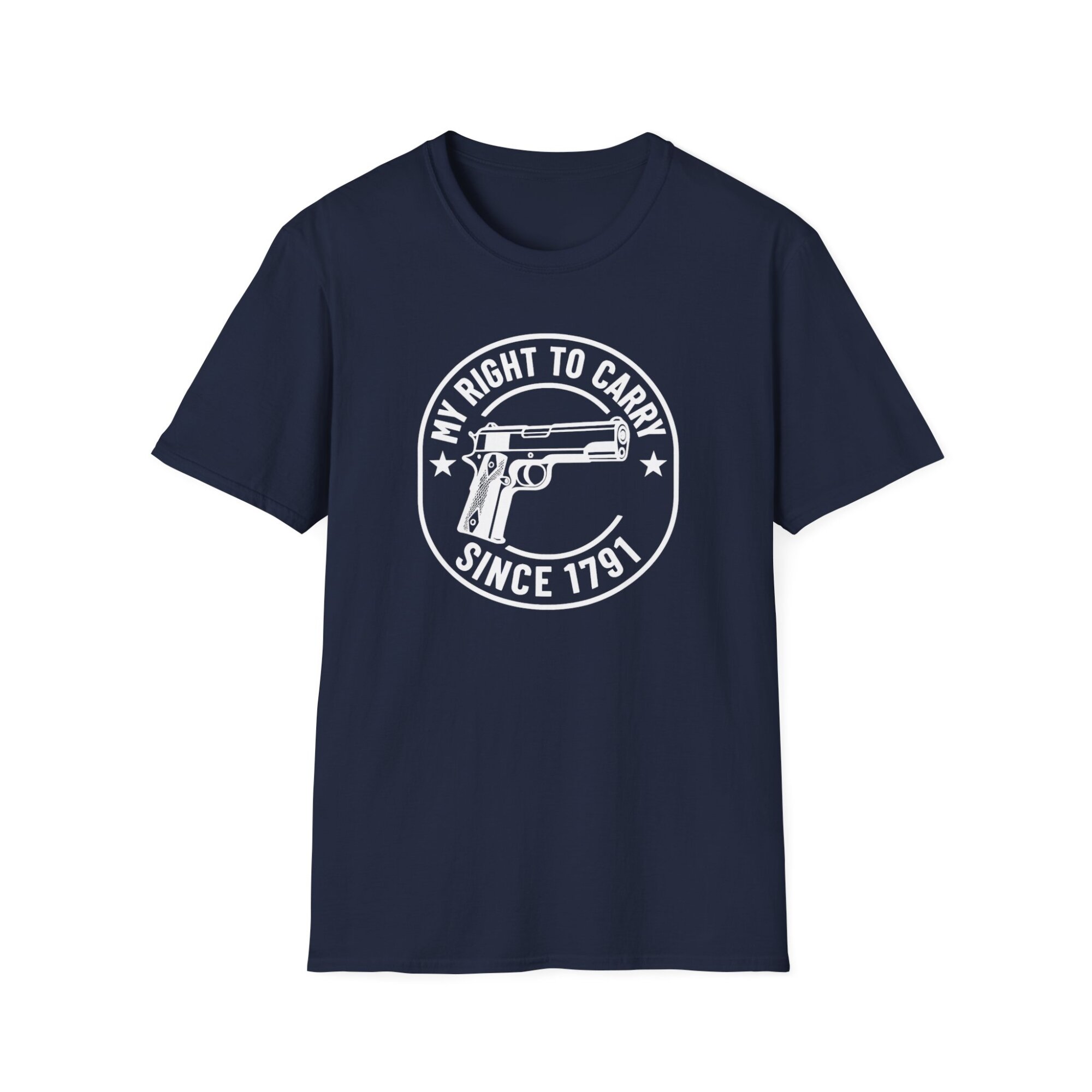My Right to Carry Tee, Unisex Heavy Cotton Tee for Gun Enthusiasts - A091 - Image 6