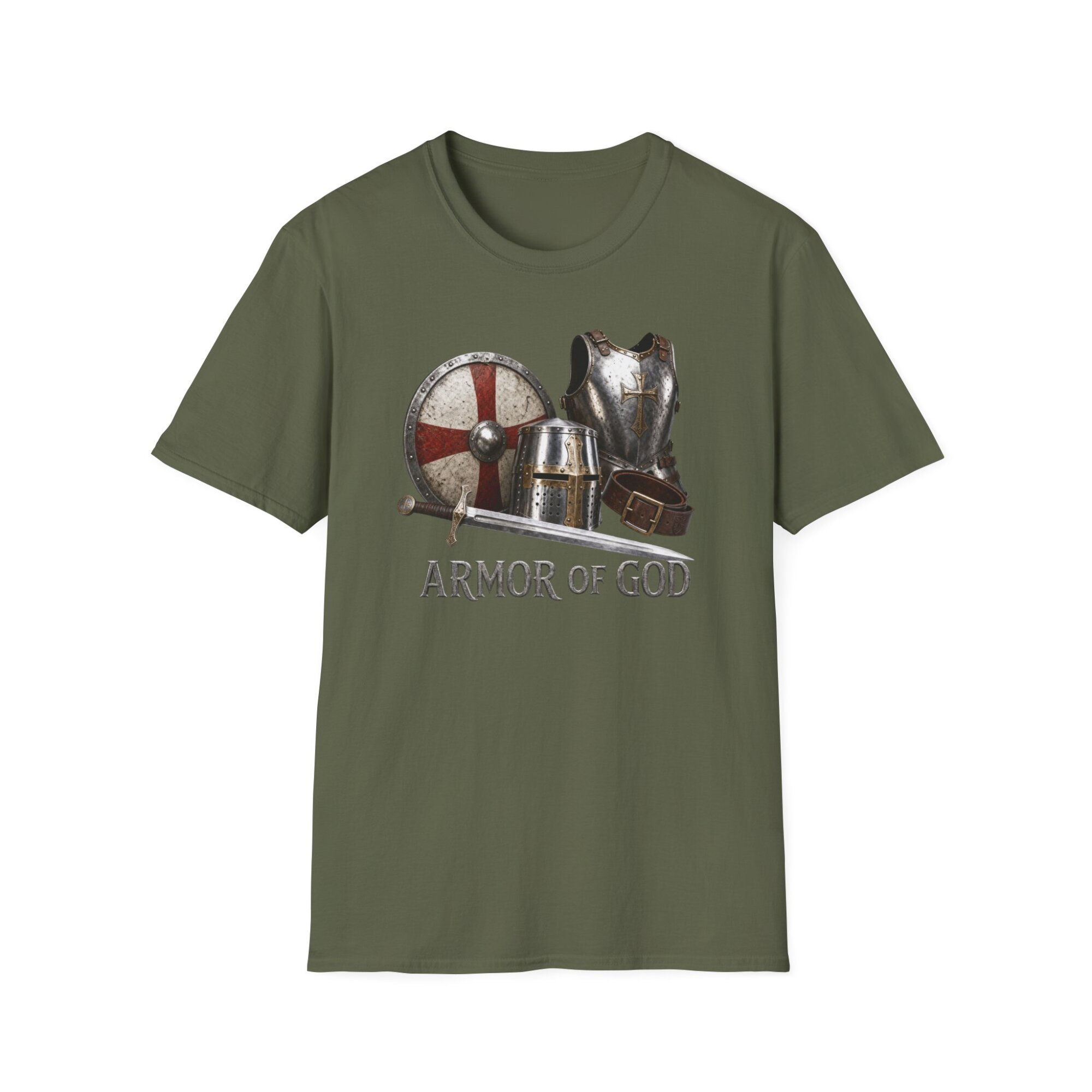 Armor of God Shield and Armor T-Shirt C010 - Image 4