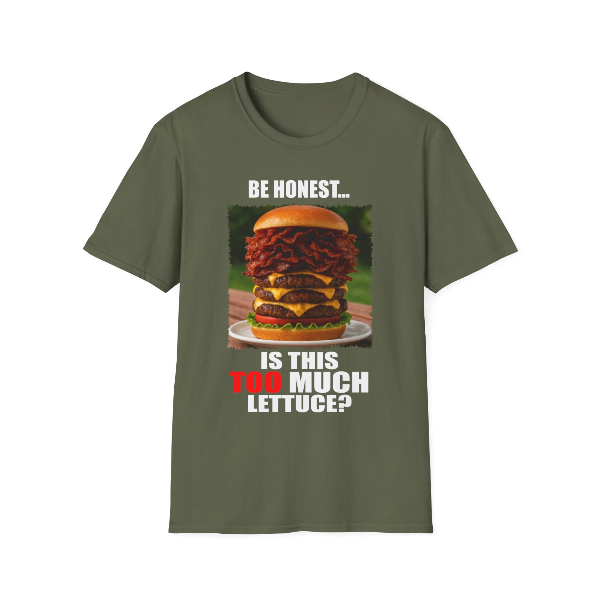 Stacked with Freedom - Bacon Cheeseburger T-Shirt - A080 - Image 3