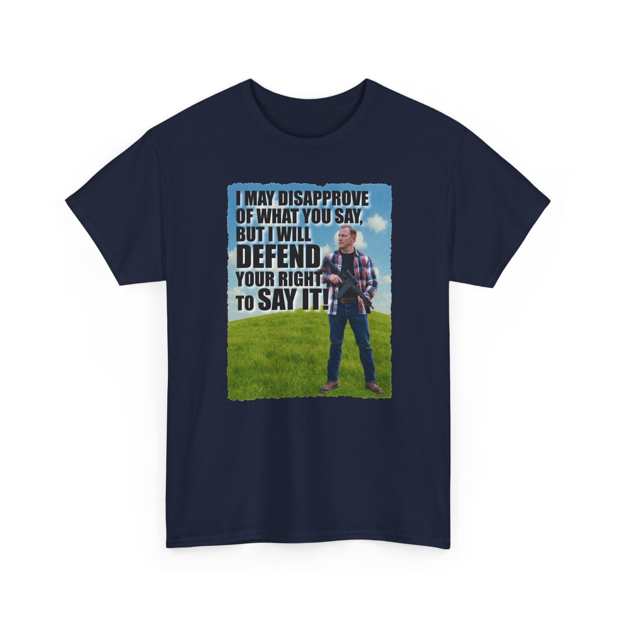 Free Speech T-Shirt - I May Disapprove Quote - Patriotic First Amendment Tee - Image 9