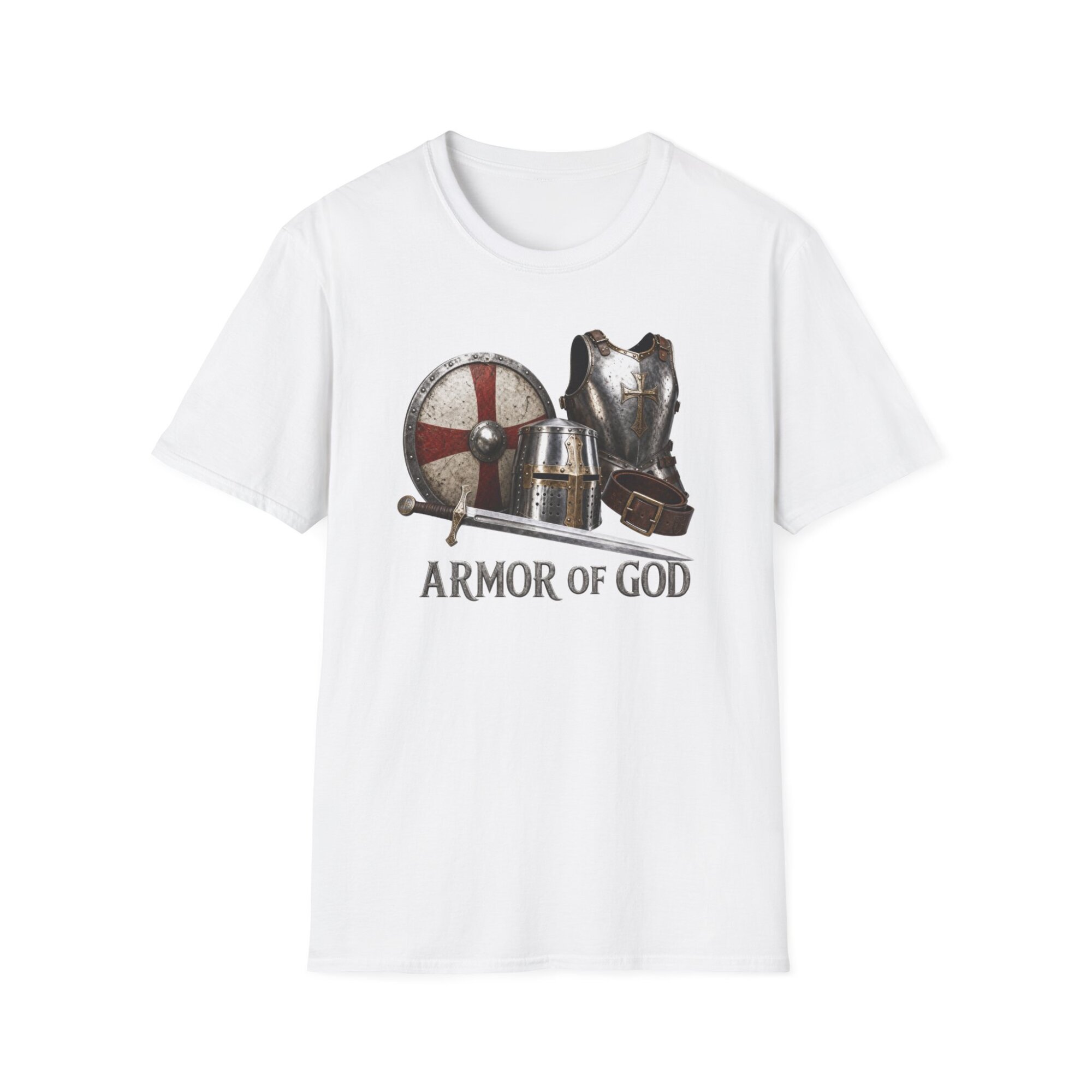Armor of God Shield and Armor T-Shirt C010
