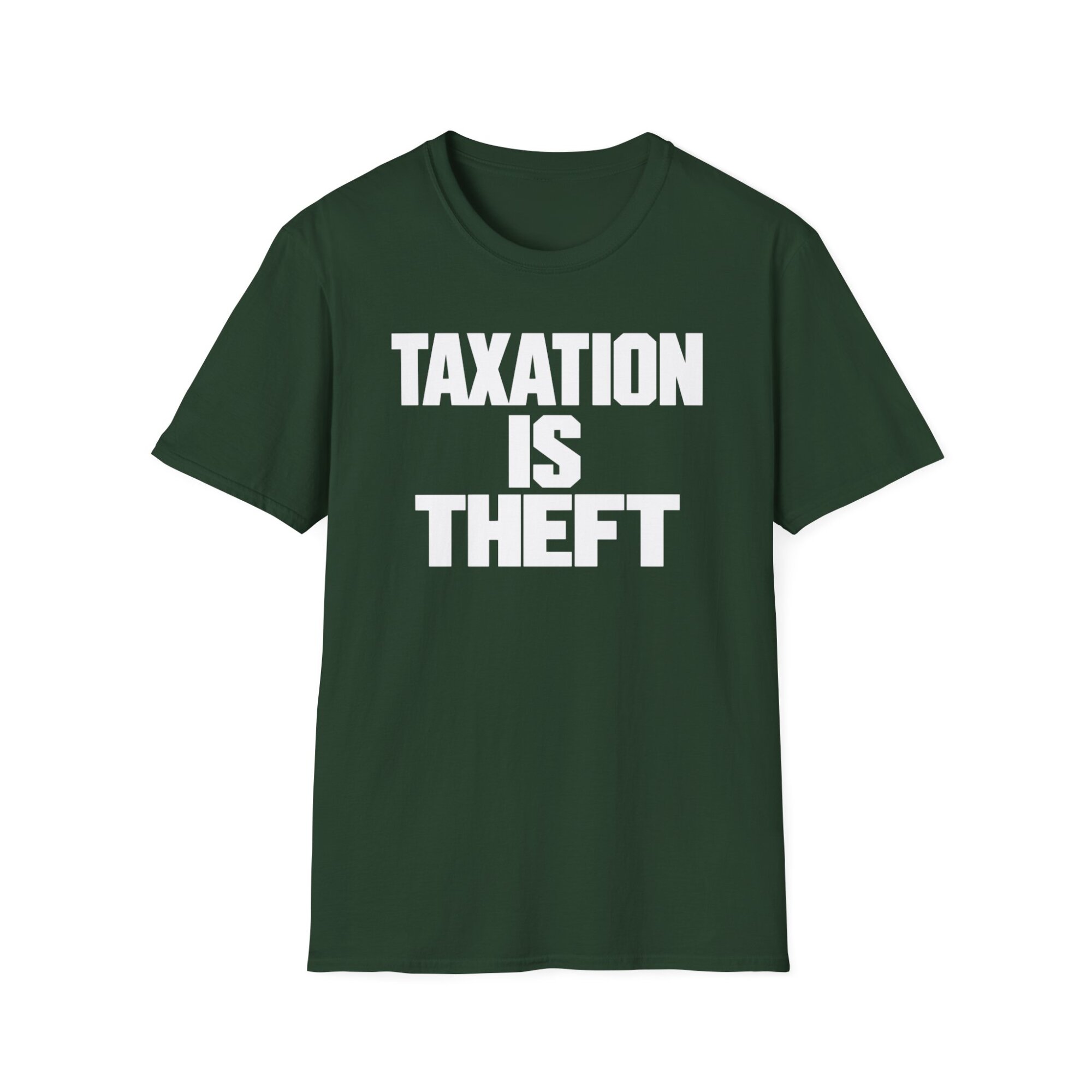 Taxation Is Theft T-Shirt - Bold Libertarian Graphic Tee P005 - Image 4