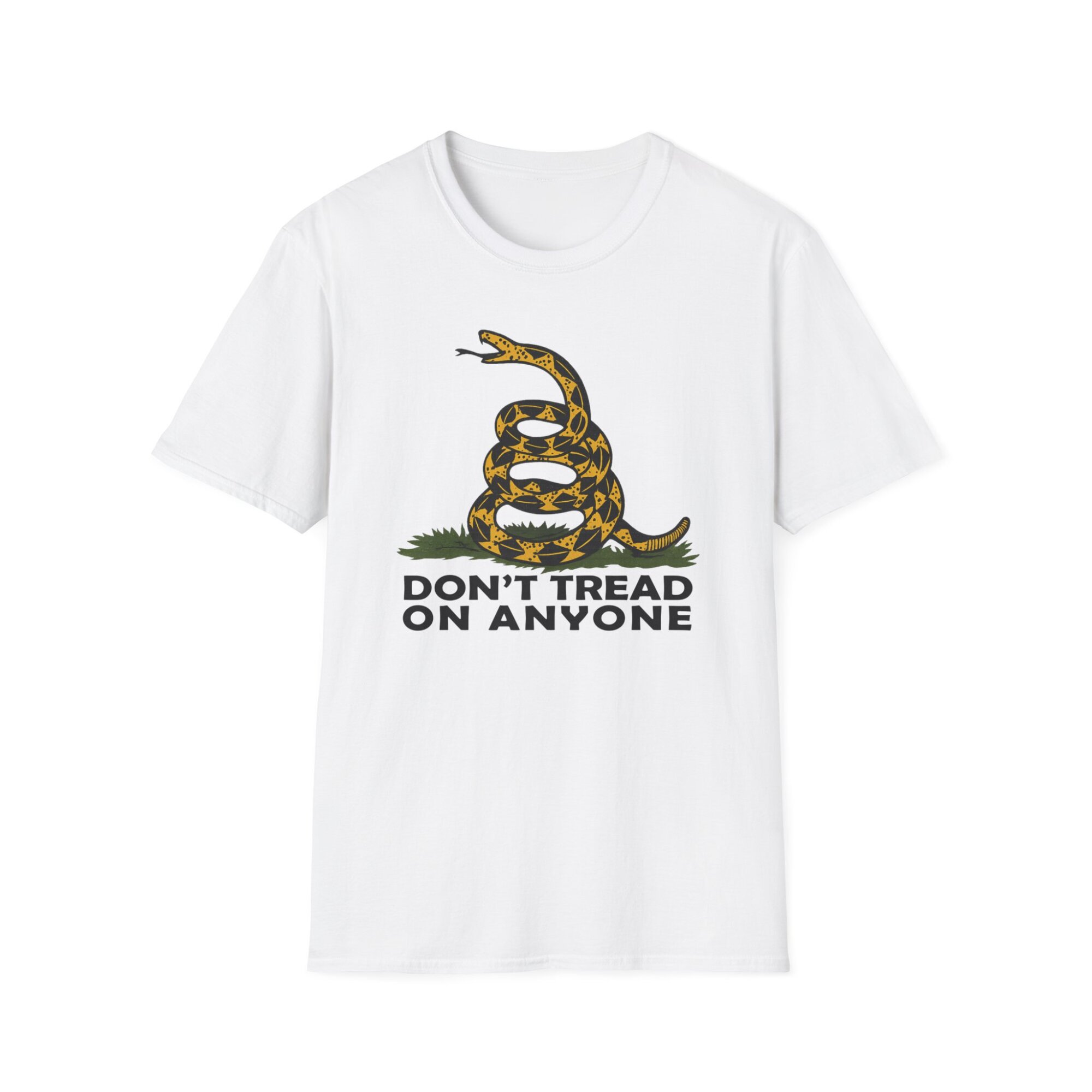 Dont Tread On Anyone T-Shirt - Modern Gadsden Flag Graphic - Libertarian Freedom Tee A321