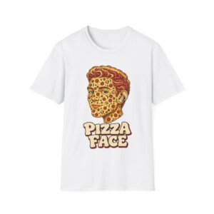 Pizza Face Graphic T-Shirt - D001