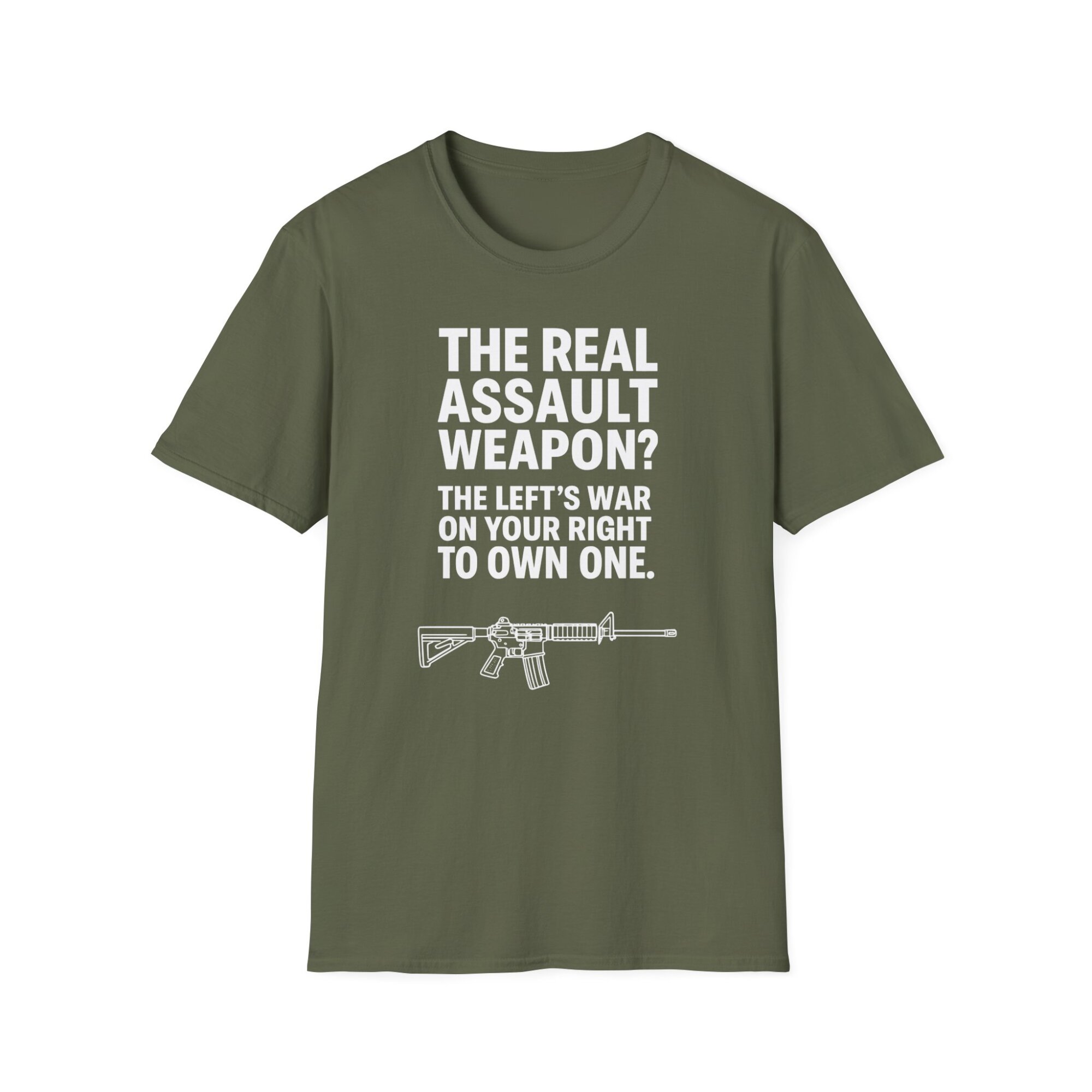 The Real Assault Weapon T-Shirt - Pro 2A Bold Statement Tee A102 - Image 2