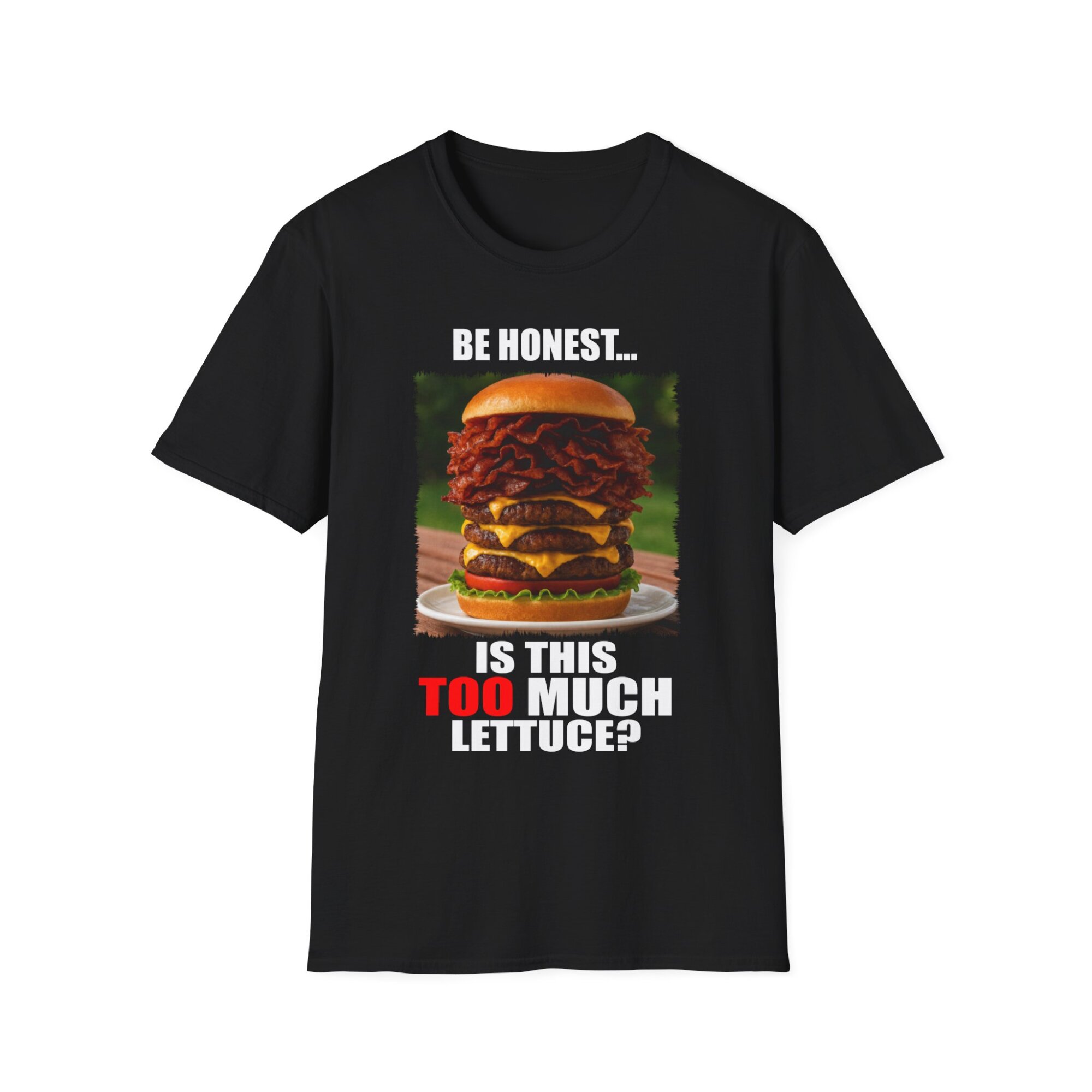 Stacked with Freedom - Bacon Cheeseburger T-Shirt - A080 - Image 2