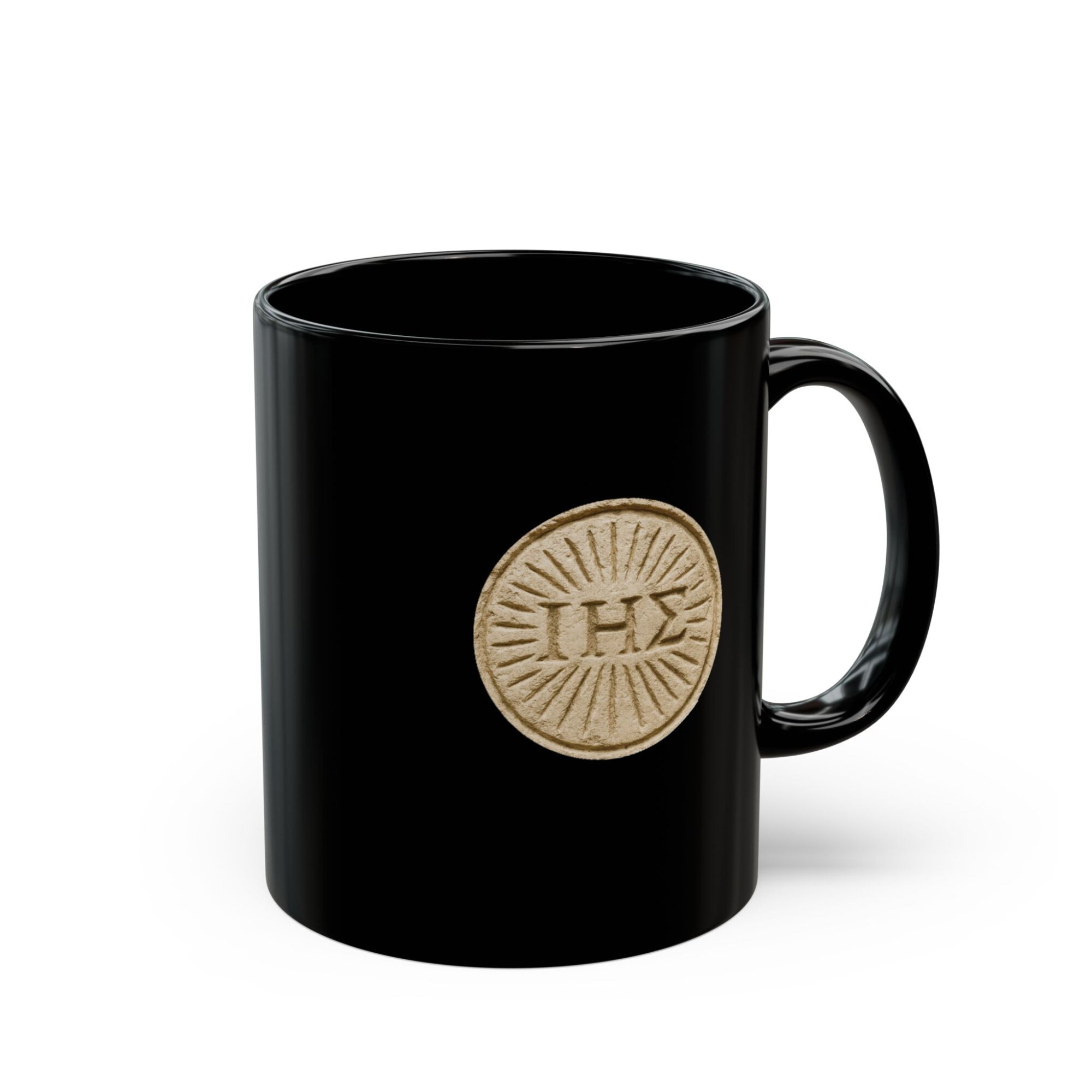 Mug - Greek Christogram - The Name Above Every Name - Christian Coffee Cup - Faith Gift - Bible Verse Mug 11oz - Image 5