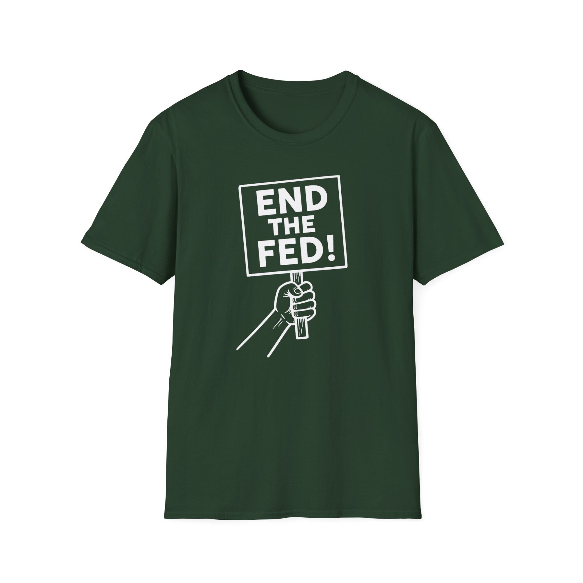 End the FED T-Shirt - Bold Liberty Statement, Anti-Federal Reserve Graphic Tee - A086 - Image 4
