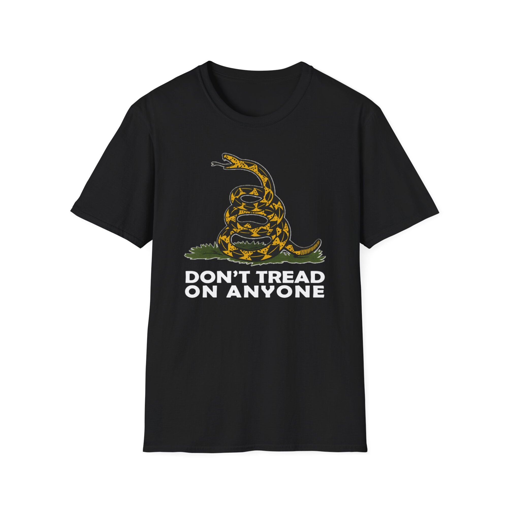 Dont Tread On Anyone T-Shirt - Modern Gadsden Flag Graphic - Libertarian Freedom Tee A321 - Image 2