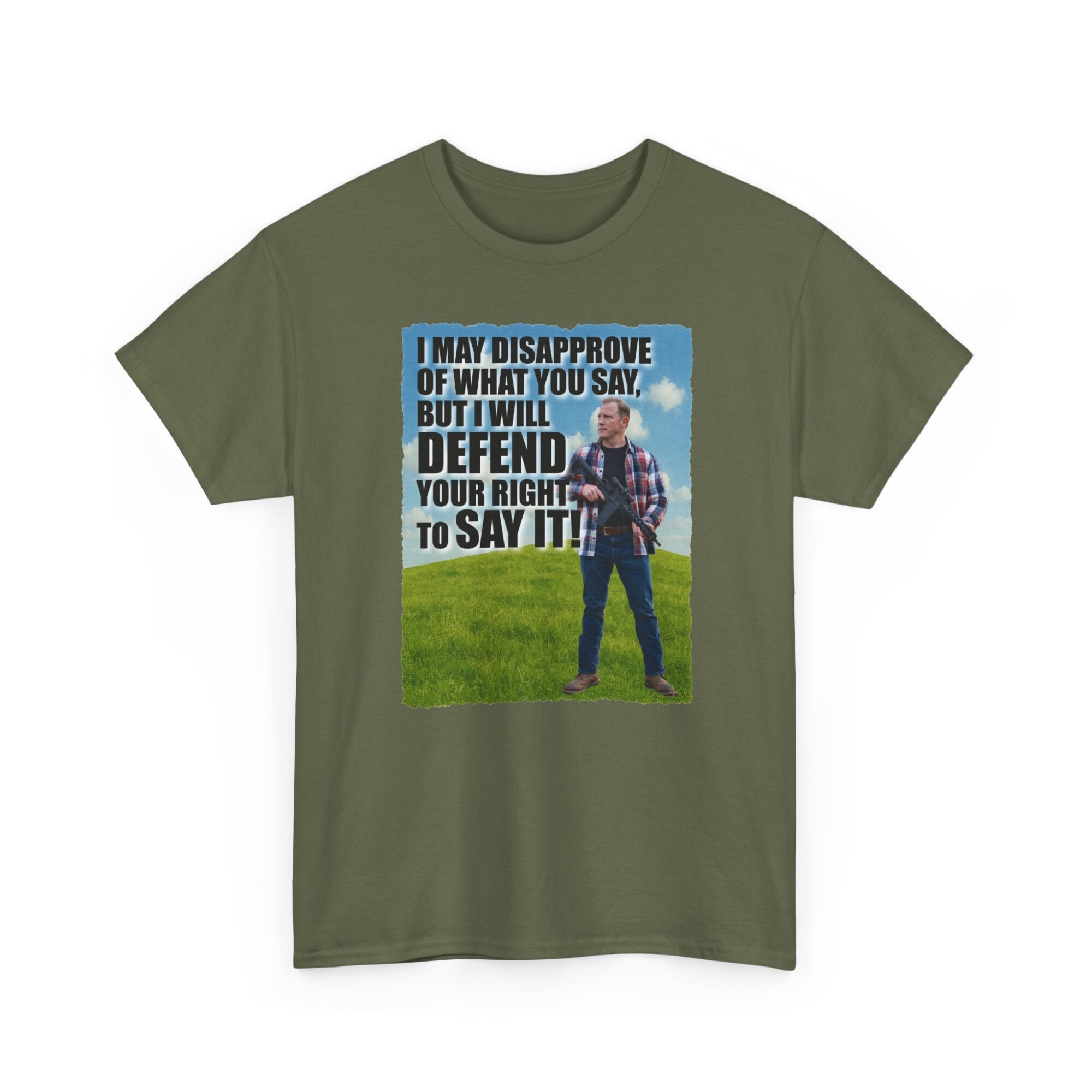 Free Speech T-Shirt - I May Disapprove Quote - Patriotic First Amendment Tee - Image 5