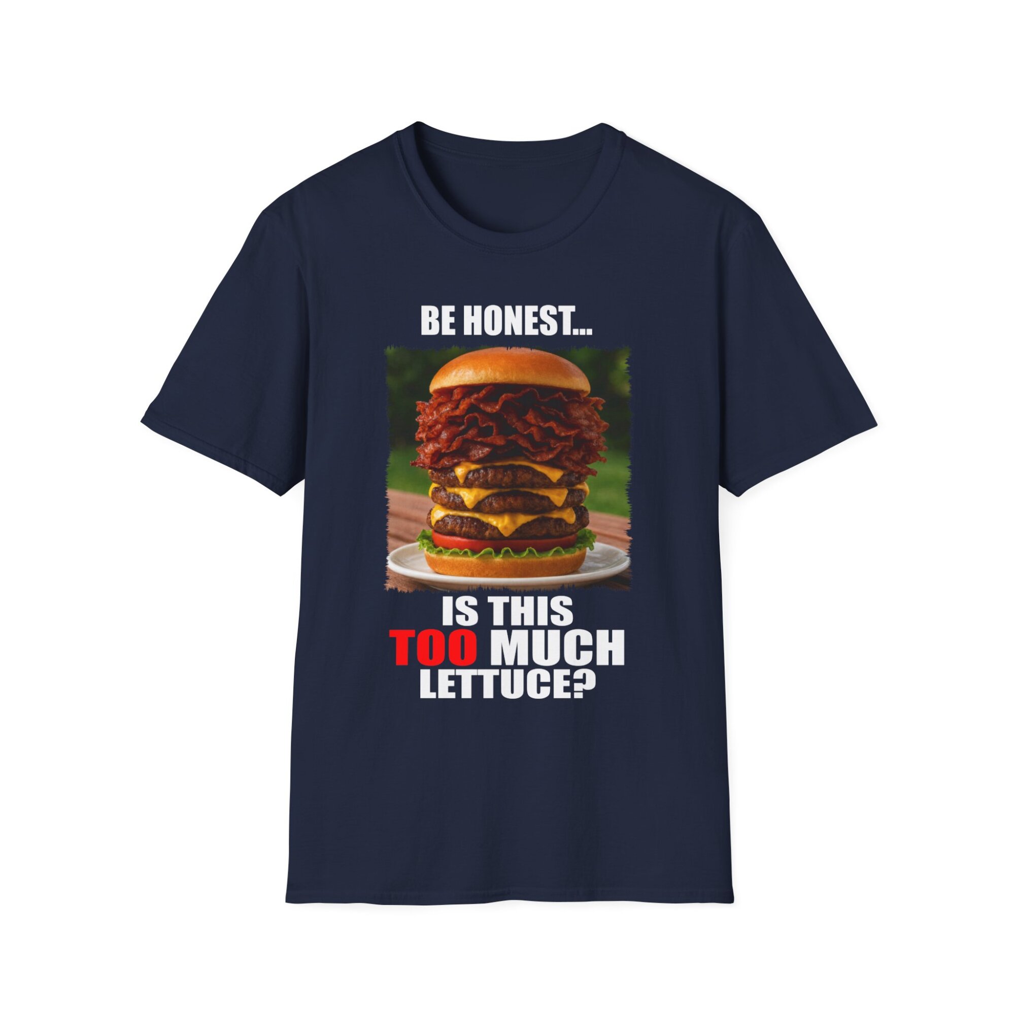 Stacked with Freedom - Bacon Cheeseburger T-Shirt - A080 - Image 6