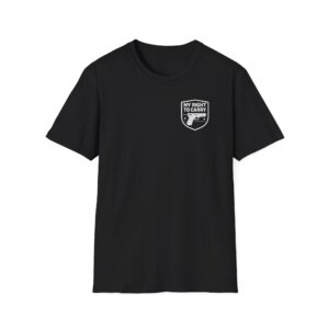 My Right To Carry Unisex Heavy Cotton T-Shirt - Bold 2nd Amendment Graphic Tee for Patriots & Freedom Lovers