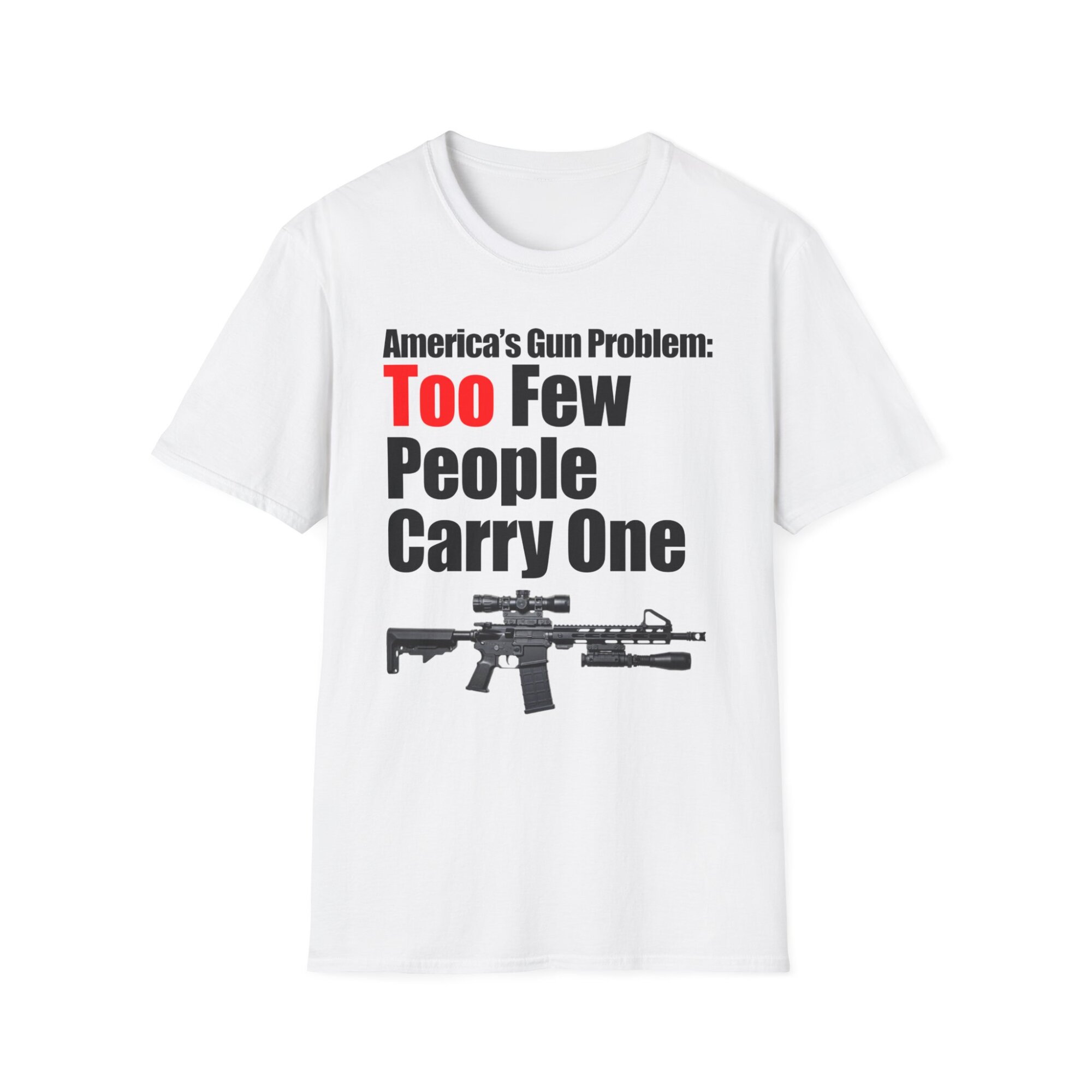 Americas Gun Problem T-Shirt - 2nd Amendment Support Tee Patriotic Pro-Gun Shirt A065