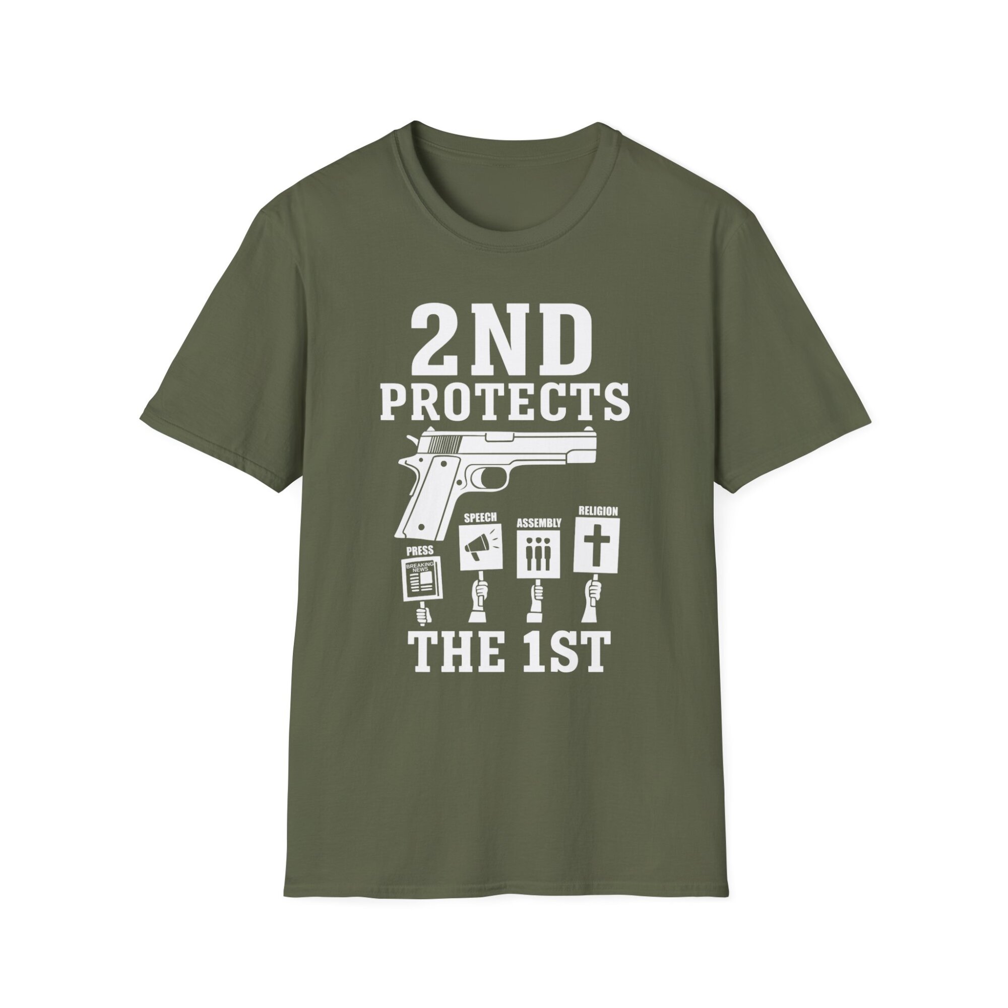 2ND Protects the 1ST T-Shirt - A001 - Image 5