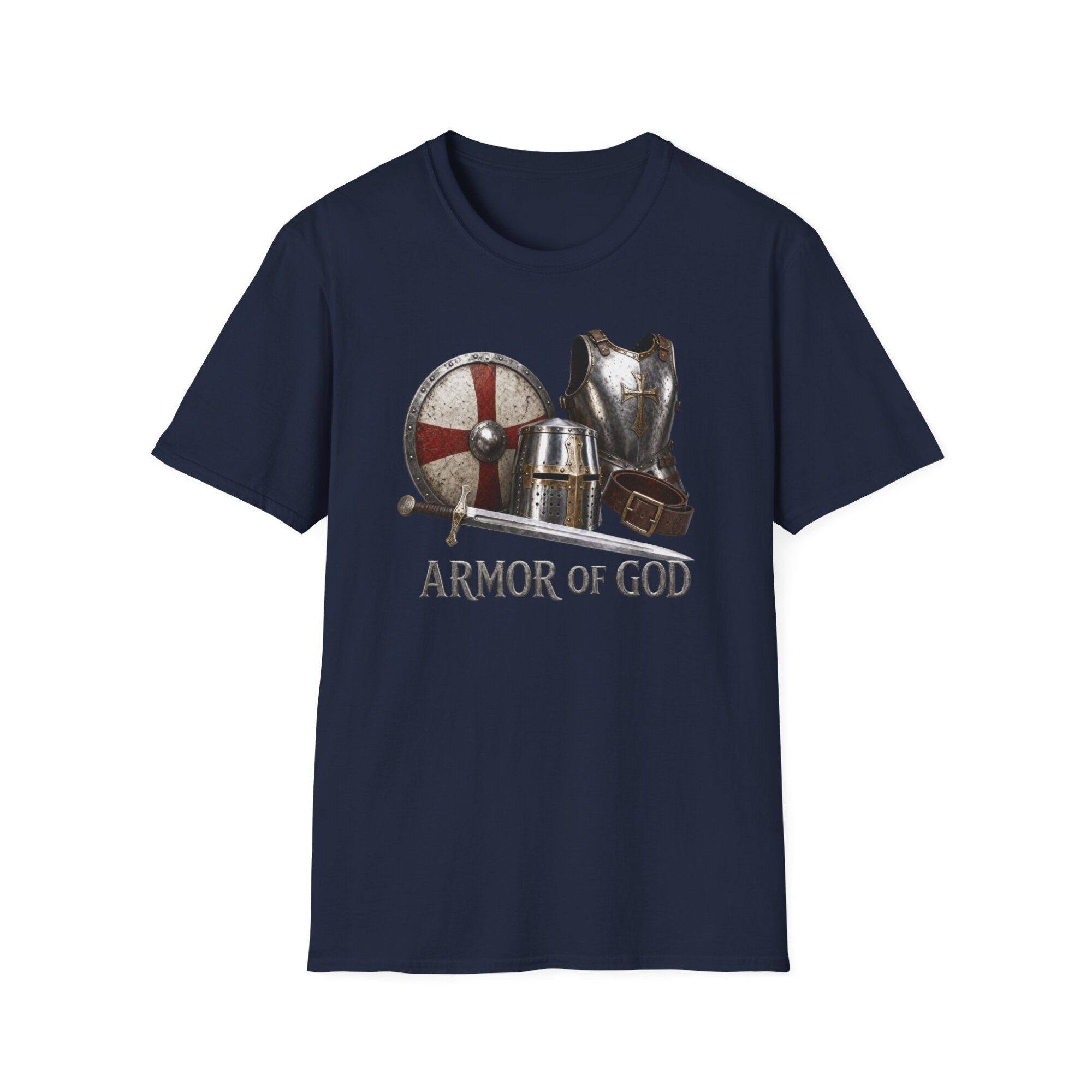 Armor of God Shield and Armor T-Shirt C010 - Image 7