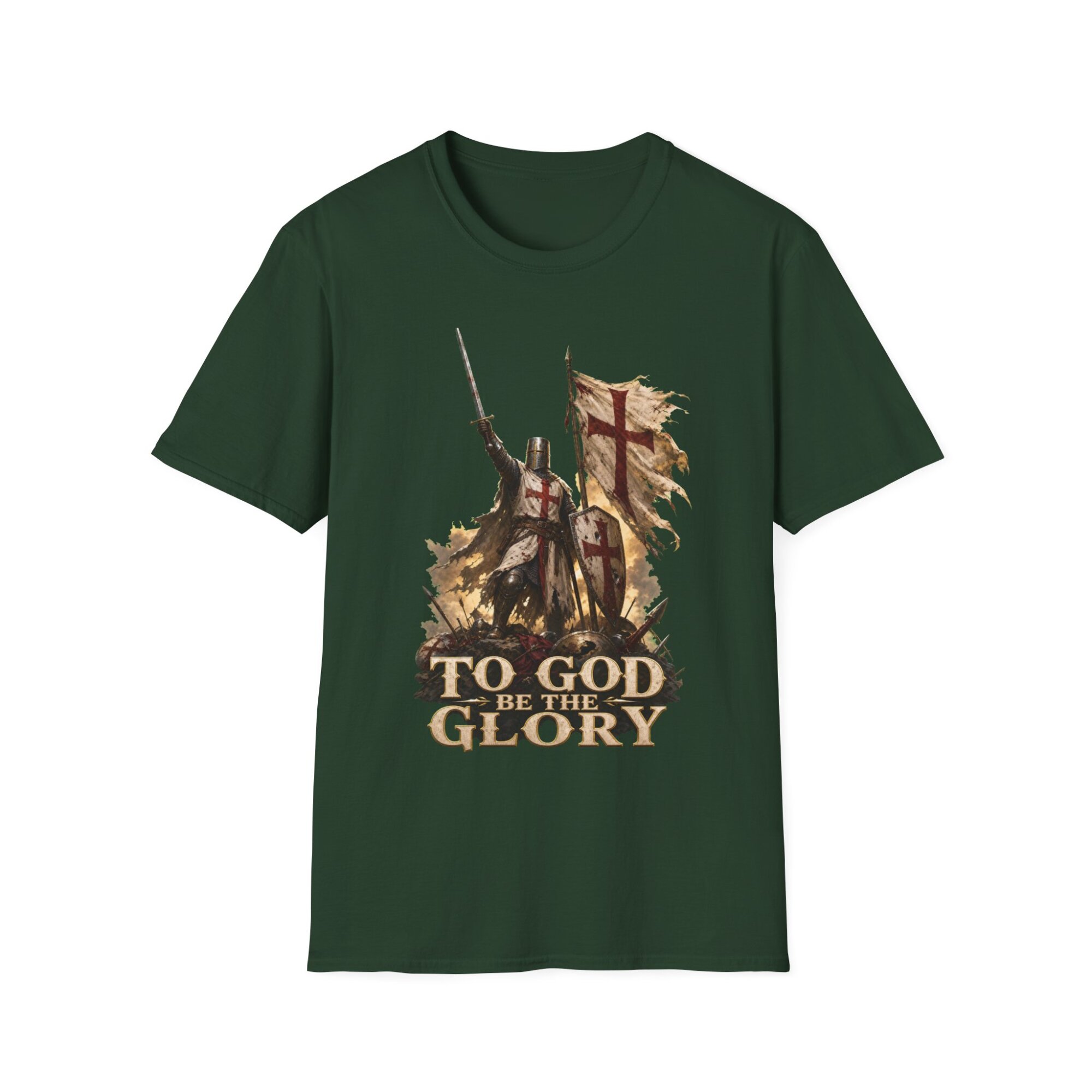 To God Be the Glory Christian Cross T-Shirt C011 - Image 5