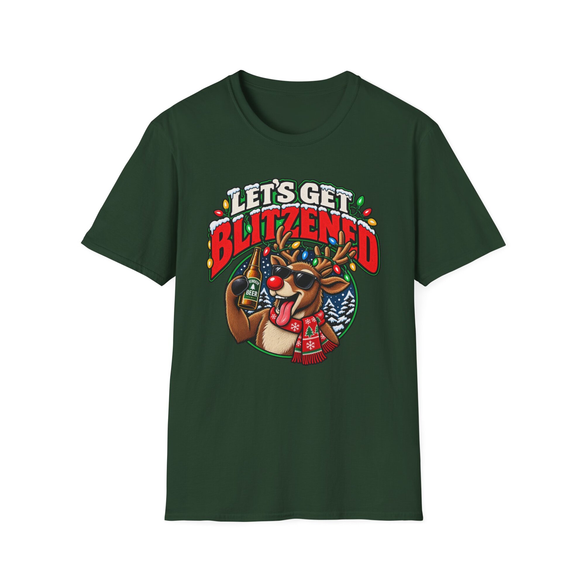 Let's Get Blitzed Football Fan T-Shirt S004 - Image 4