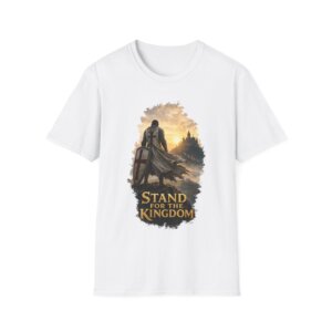 Stand for the Kingdom T-Shirt, Medieval Warrior Landscape C002