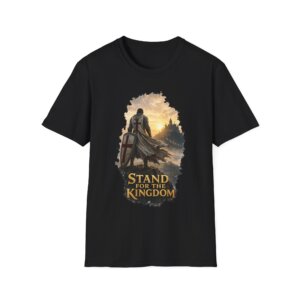 Stand for the Kingdom T-Shirt, Medieval Warrior Landscape C002