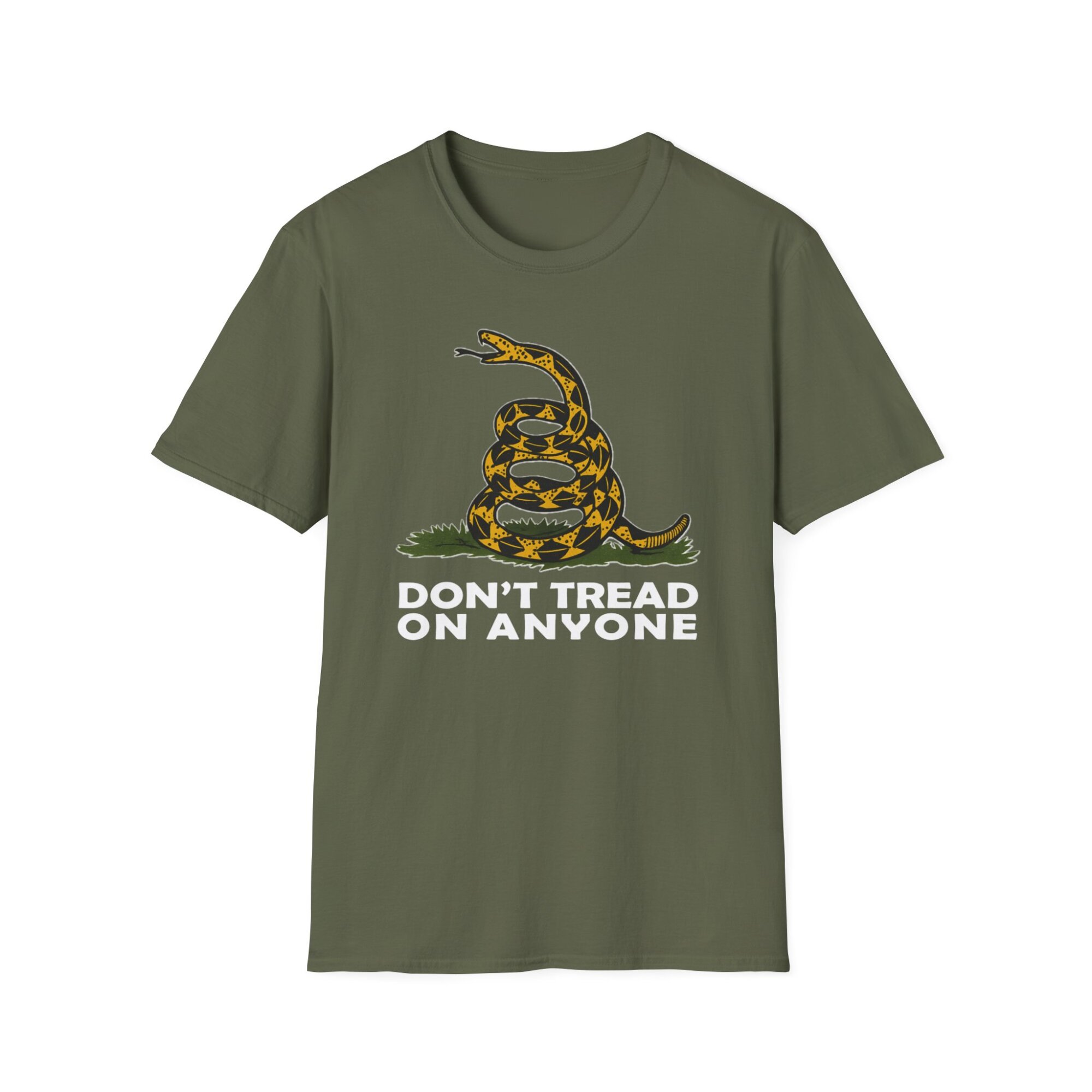 Dont Tread On Anyone T-Shirt - Modern Gadsden Flag Graphic - Libertarian Freedom Tee A321 - Image 3