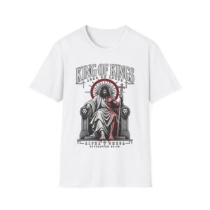 King of Kings Jesus Throne T-Shirt | Christian Religious Artwork C020