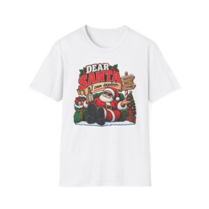 Dear Santa Christmas Santa T-Shirt S010