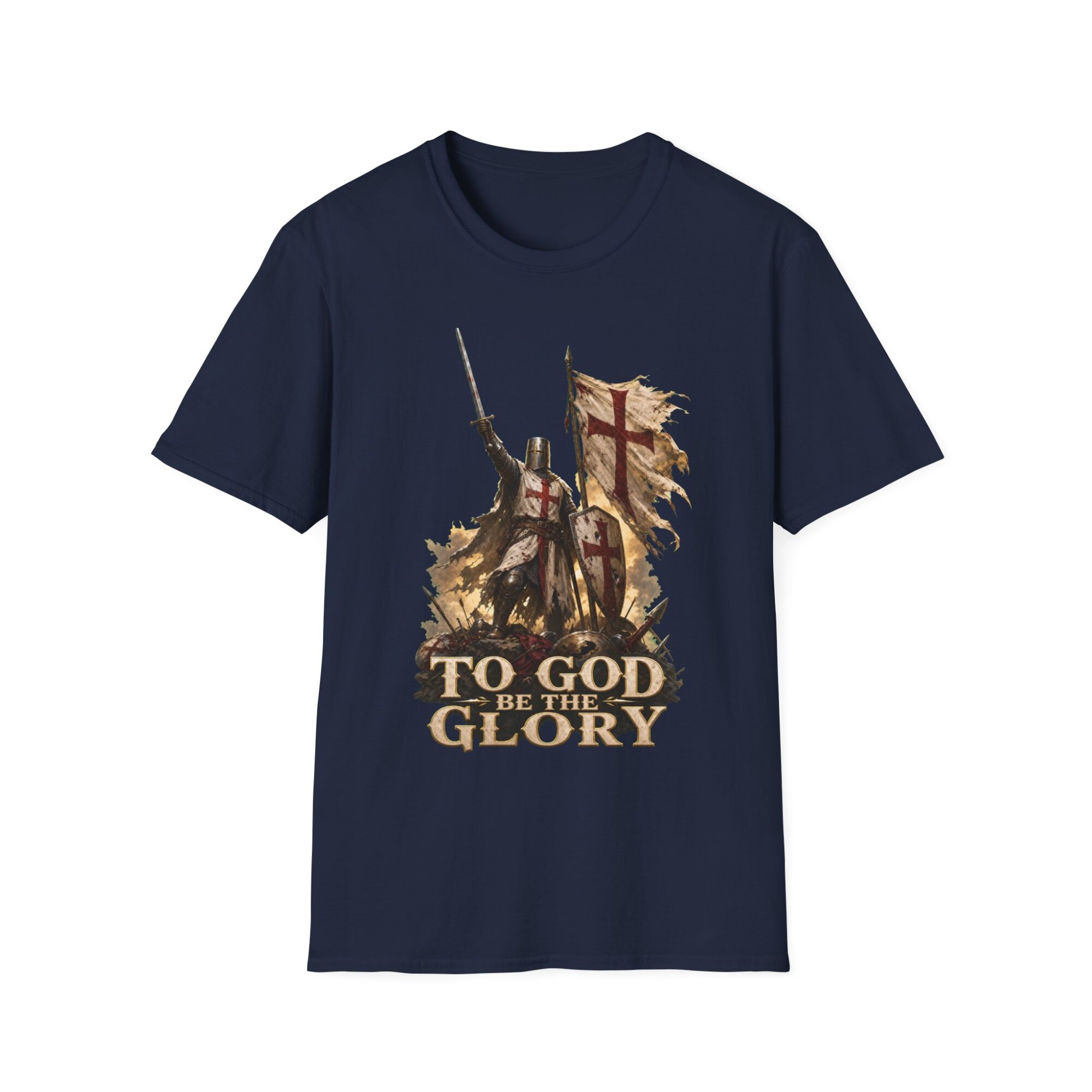 To God Be the Glory Christian Cross T-Shirt C011 - Image 7