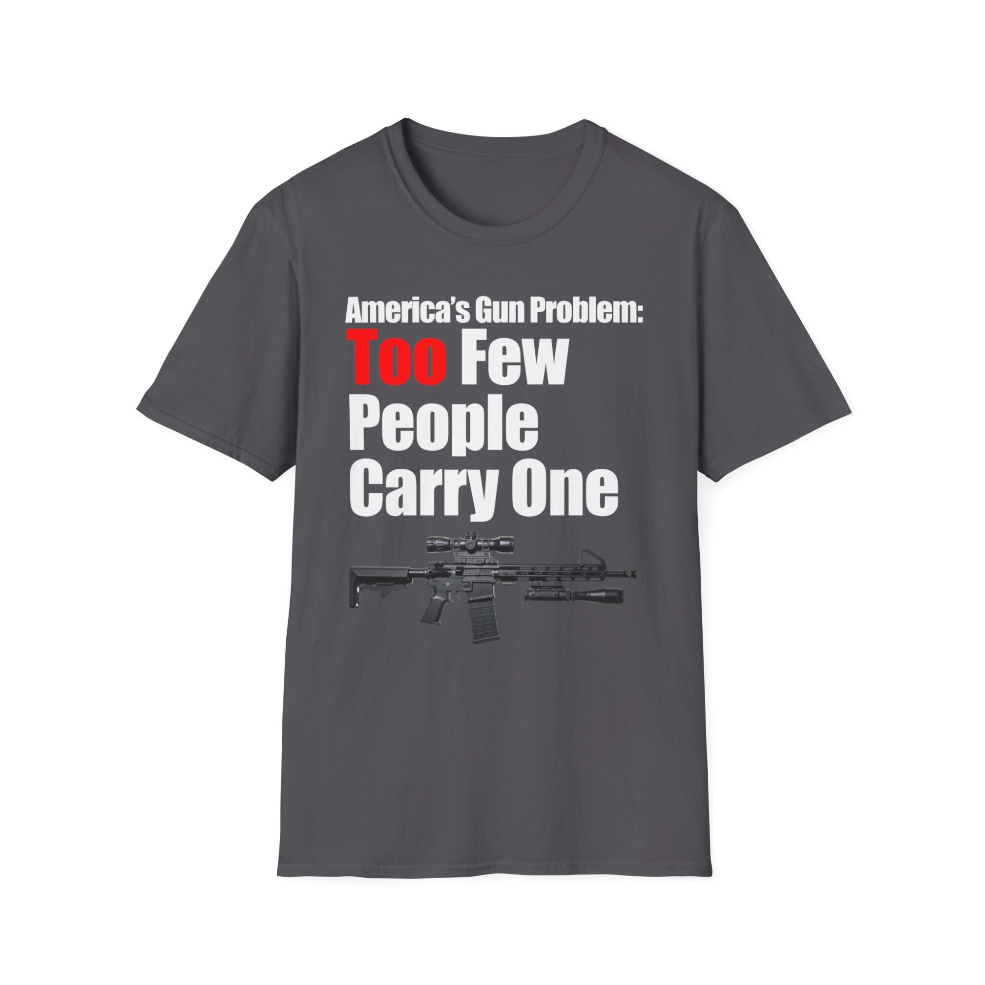 Americas Gun Problem T-Shirt - 2nd Amendment Support Tee Patriotic Pro-Gun Shirt A065 - Image 5