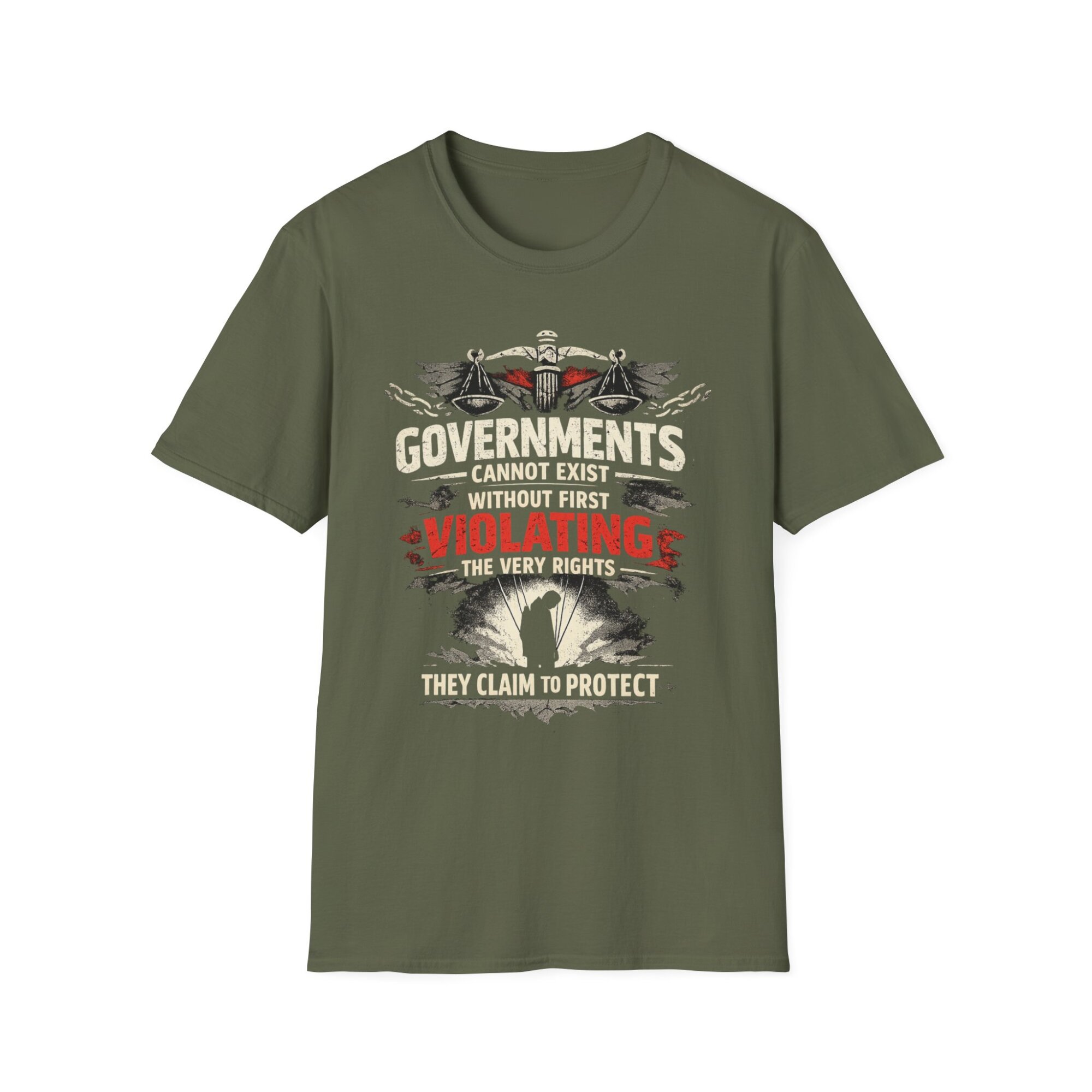 Government vs Rights Tee shirt - Image 2