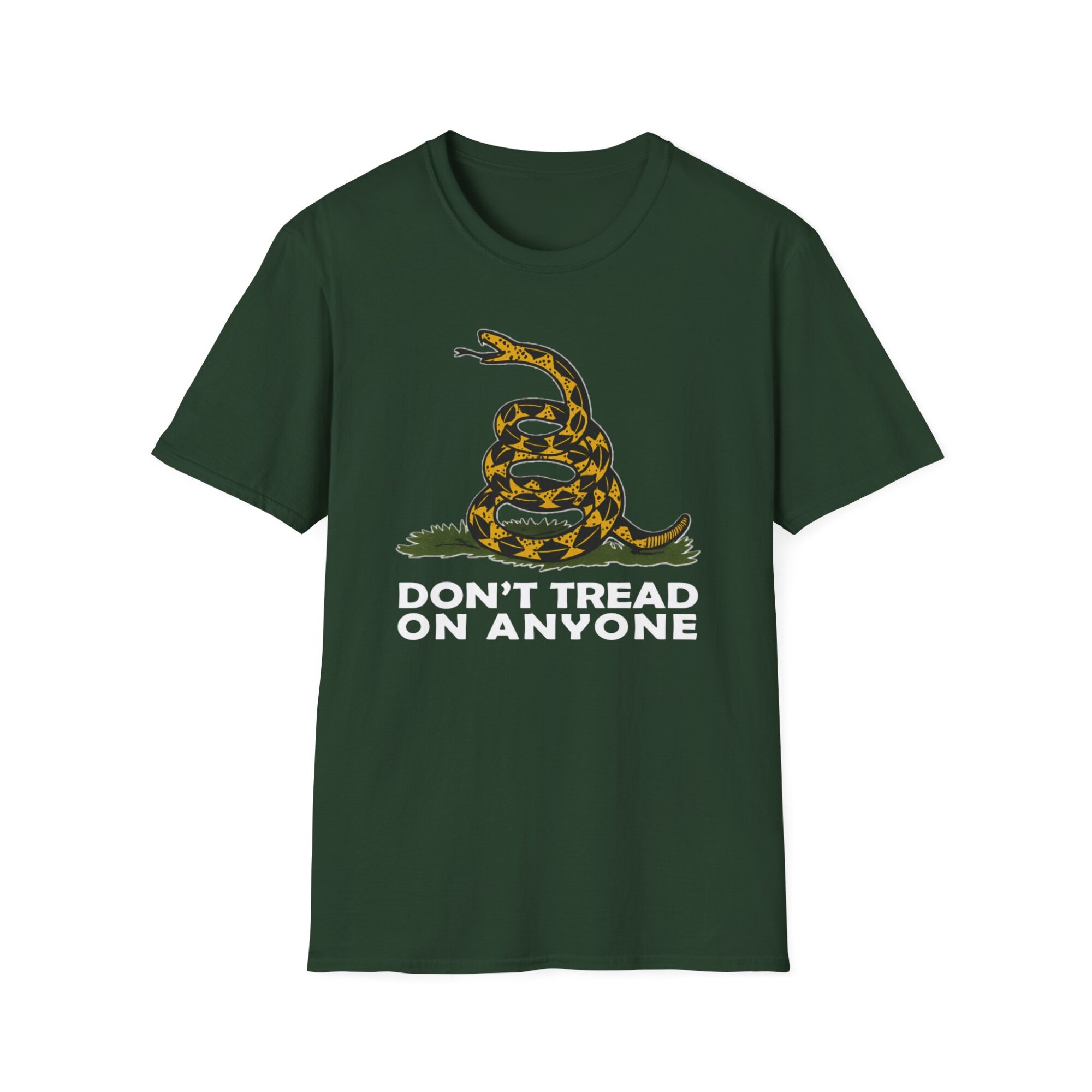 Dont Tread On Anyone T-Shirt - Modern Gadsden Flag Graphic - Libertarian Freedom Tee A321 - Image 4