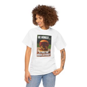 Stacked with Freedom - Bacon Cheeseburger T-Shirt - Bold Graphic Tee for Food Lovers & Liberty Fans - Unisex Heavy Cotton Tee
