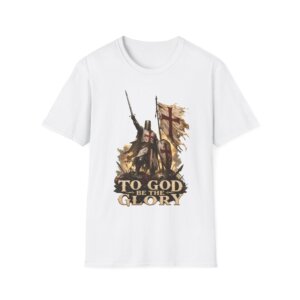To God Be the Glory Christian Cross T-Shirt C011