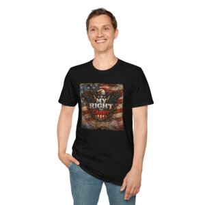 My Right to Carry T-Shirt - Patriotic Eagle Flag Concealed Carry Shirt