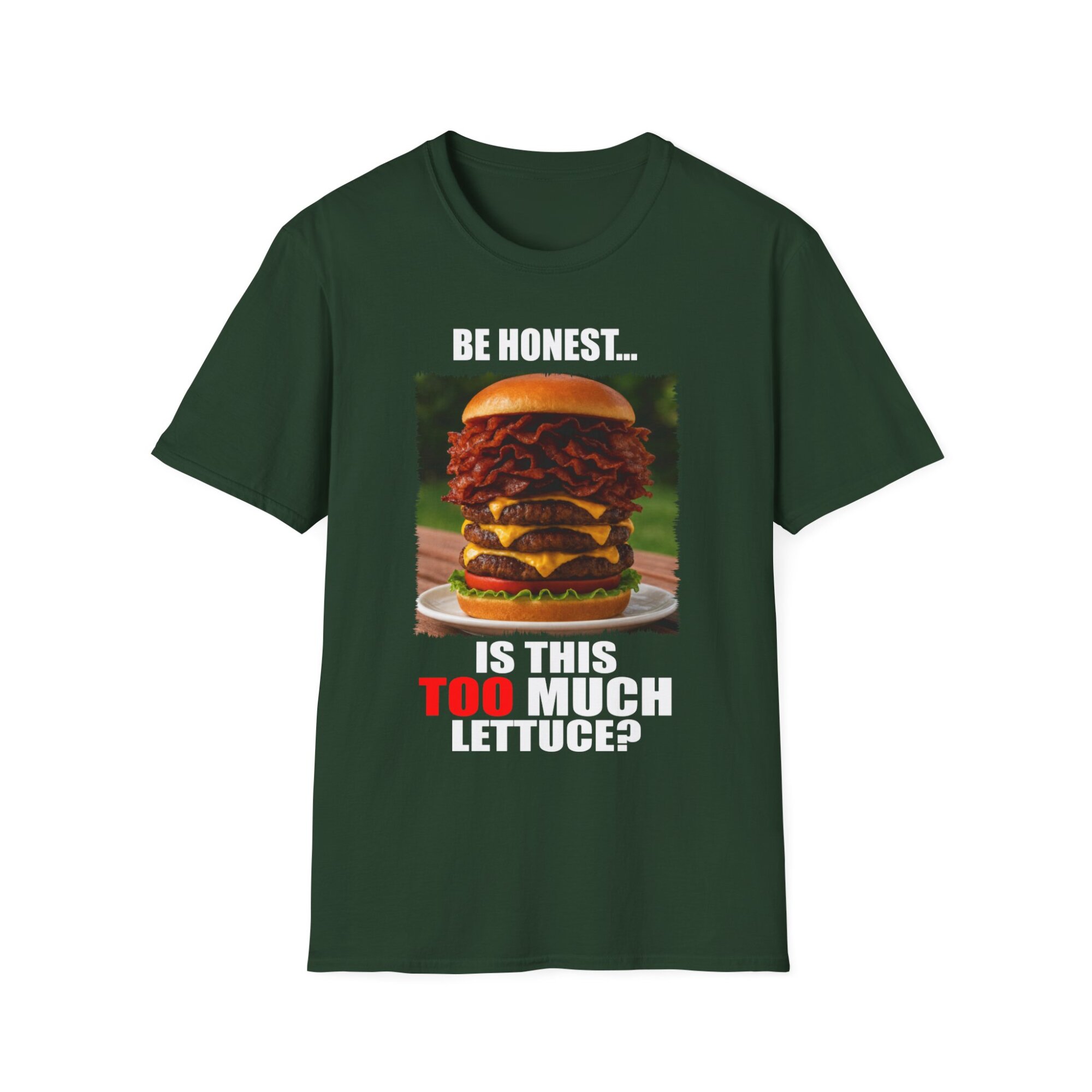 Stacked with Freedom - Bacon Cheeseburger T-Shirt - A080 - Image 4