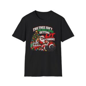Santa Christmas Party T-Shirt, The Three Isn't Funny Getting Lit Tonight S011