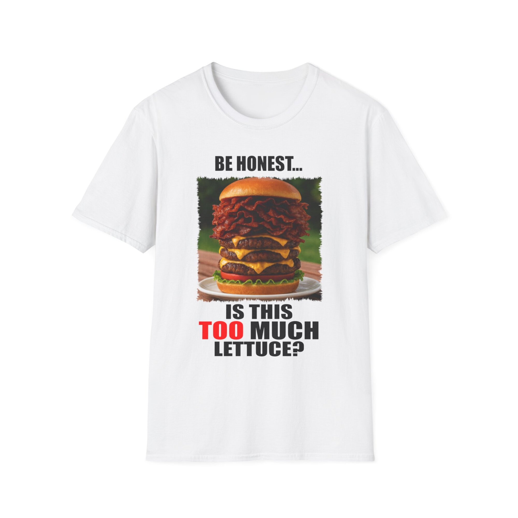 Stacked with Freedom - Bacon Cheeseburger T-Shirt - A080