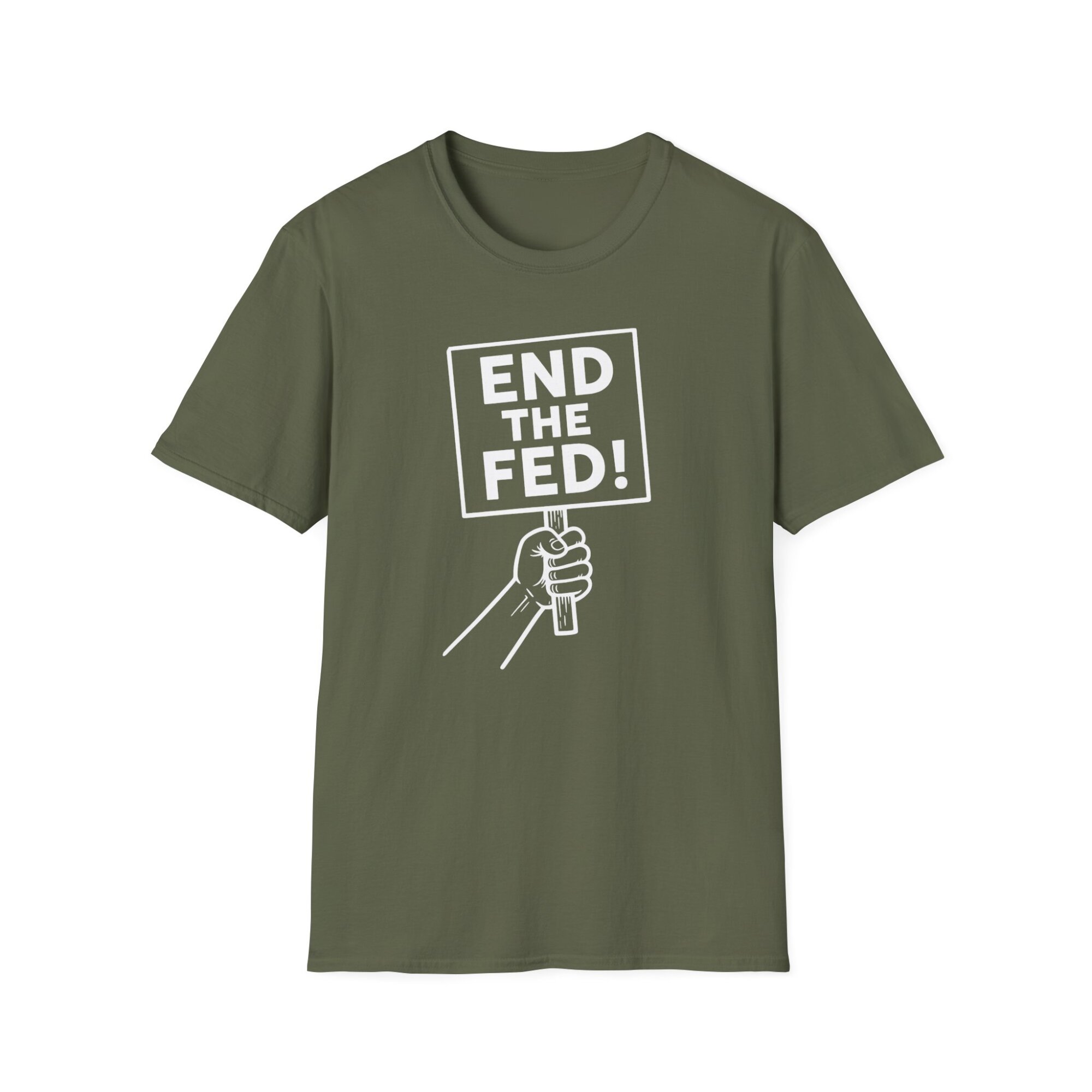 End the FED T-Shirt - Bold Liberty Statement, Anti-Federal Reserve Graphic Tee - A086 - Image 3