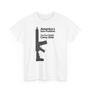 Americas Gun Problem T-Shirt - 2nd Amendment Support Tee Patriotic Pro-Gun Shirt