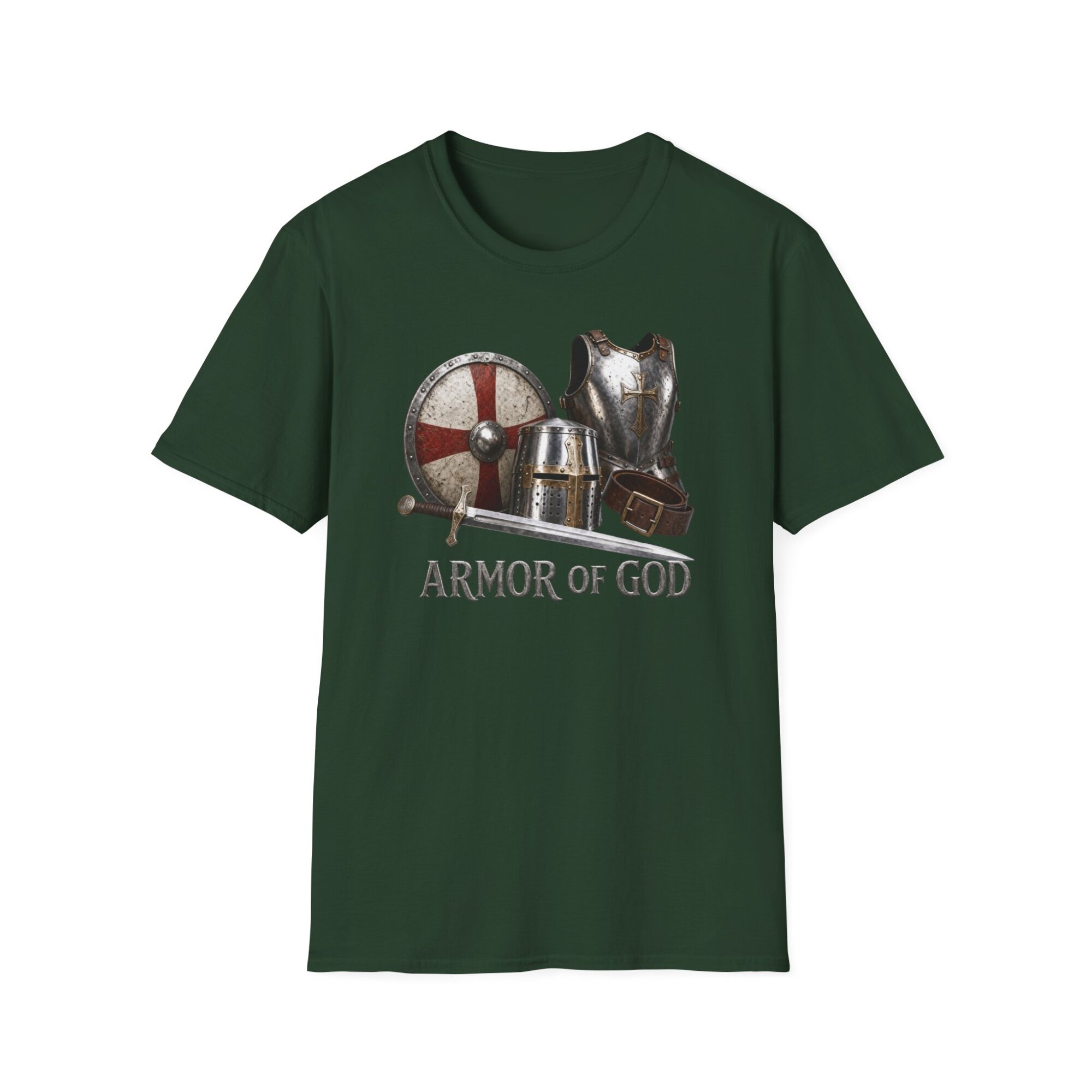 Armor of God Shield and Armor T-Shirt C010 - Image 5